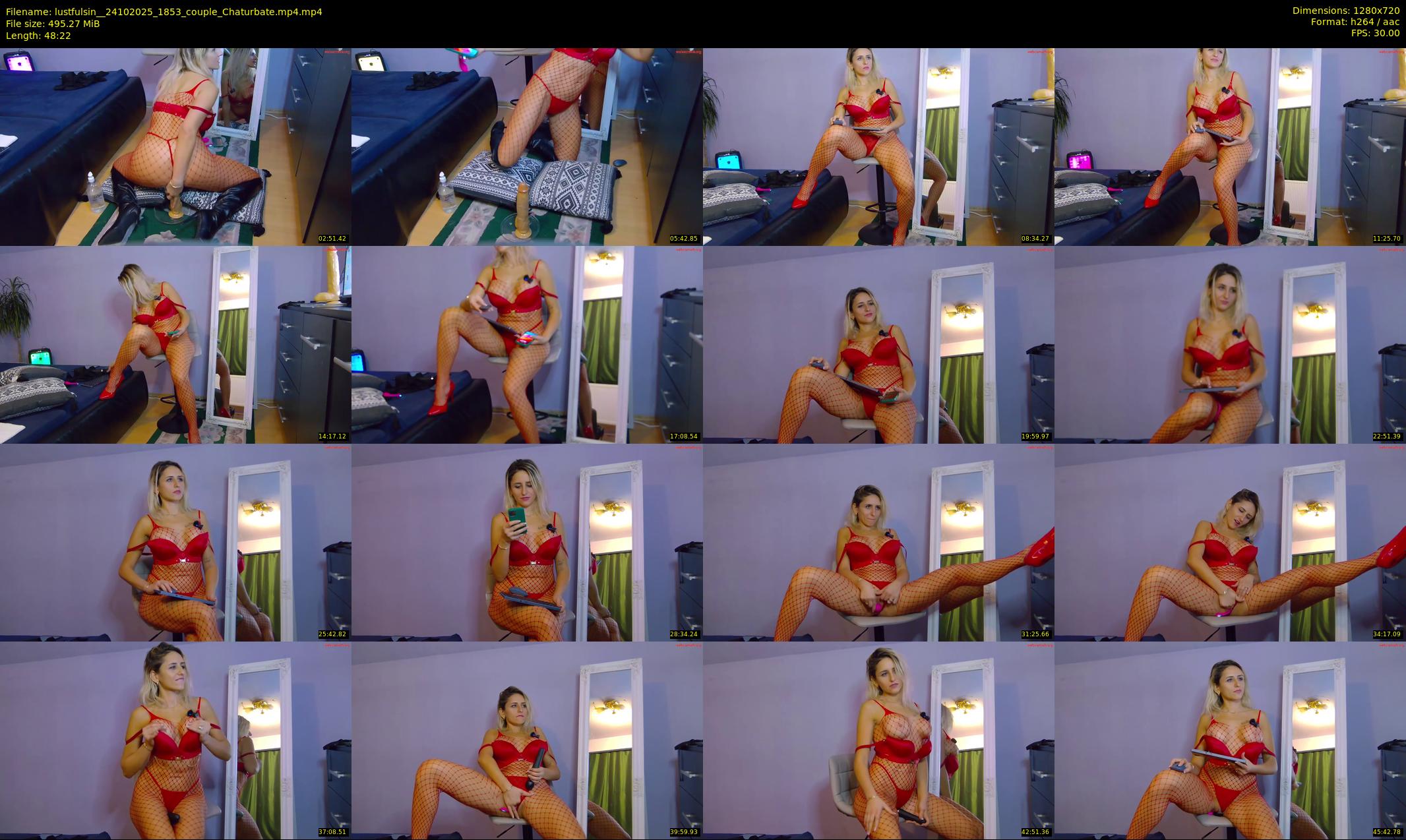lustfulsin_ — 49 minute Chaturbate couple cam show recording, 720p, Oct 24, 2025
