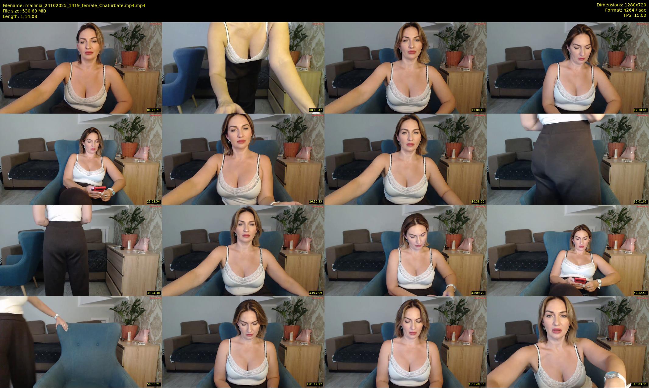 mallinia — 75 minute Chaturbate female cam show recording, 720p, Oct 24, 2025