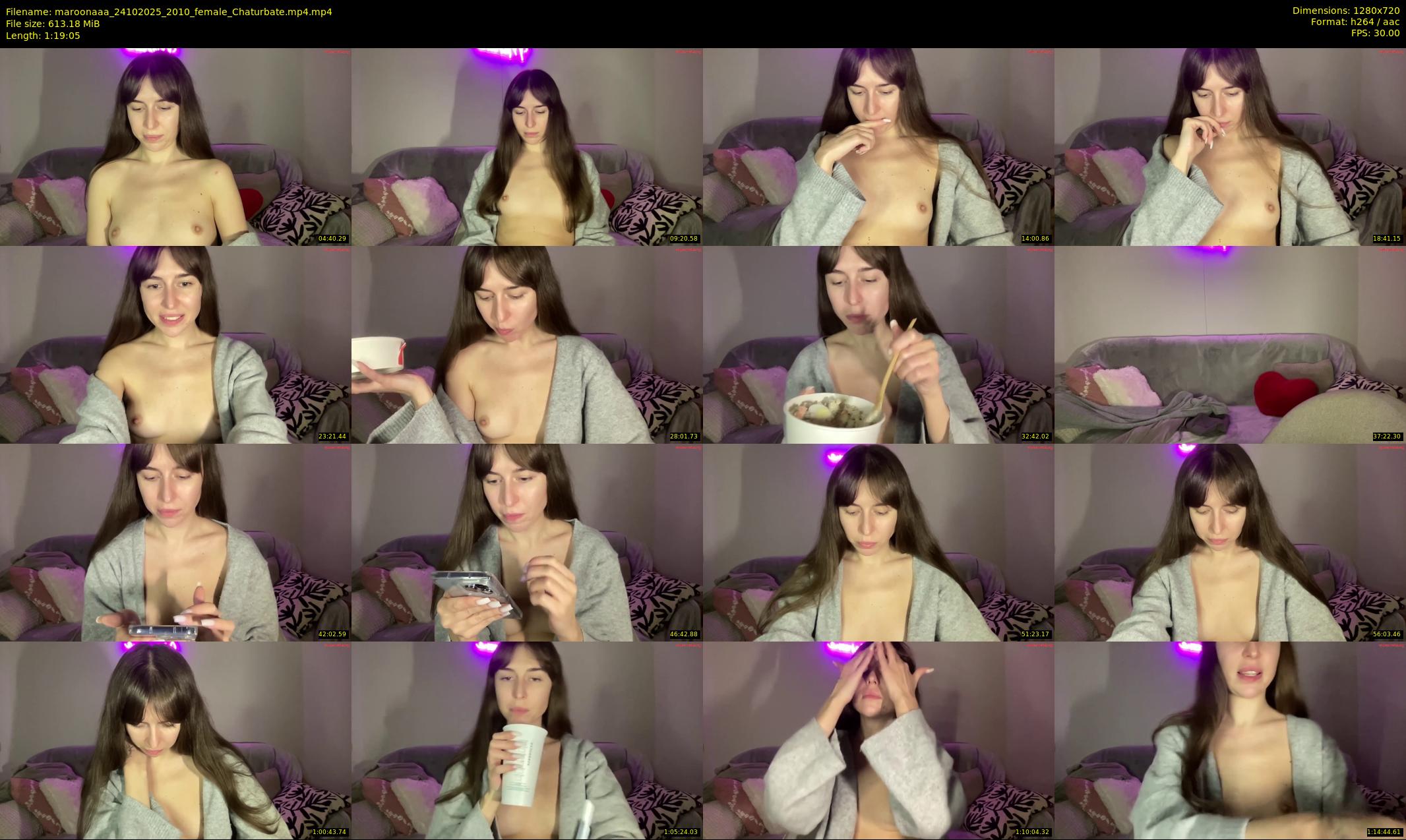 maroonaaa — 80 minute Chaturbate female cam show recording, 720p, Oct 24, 2025