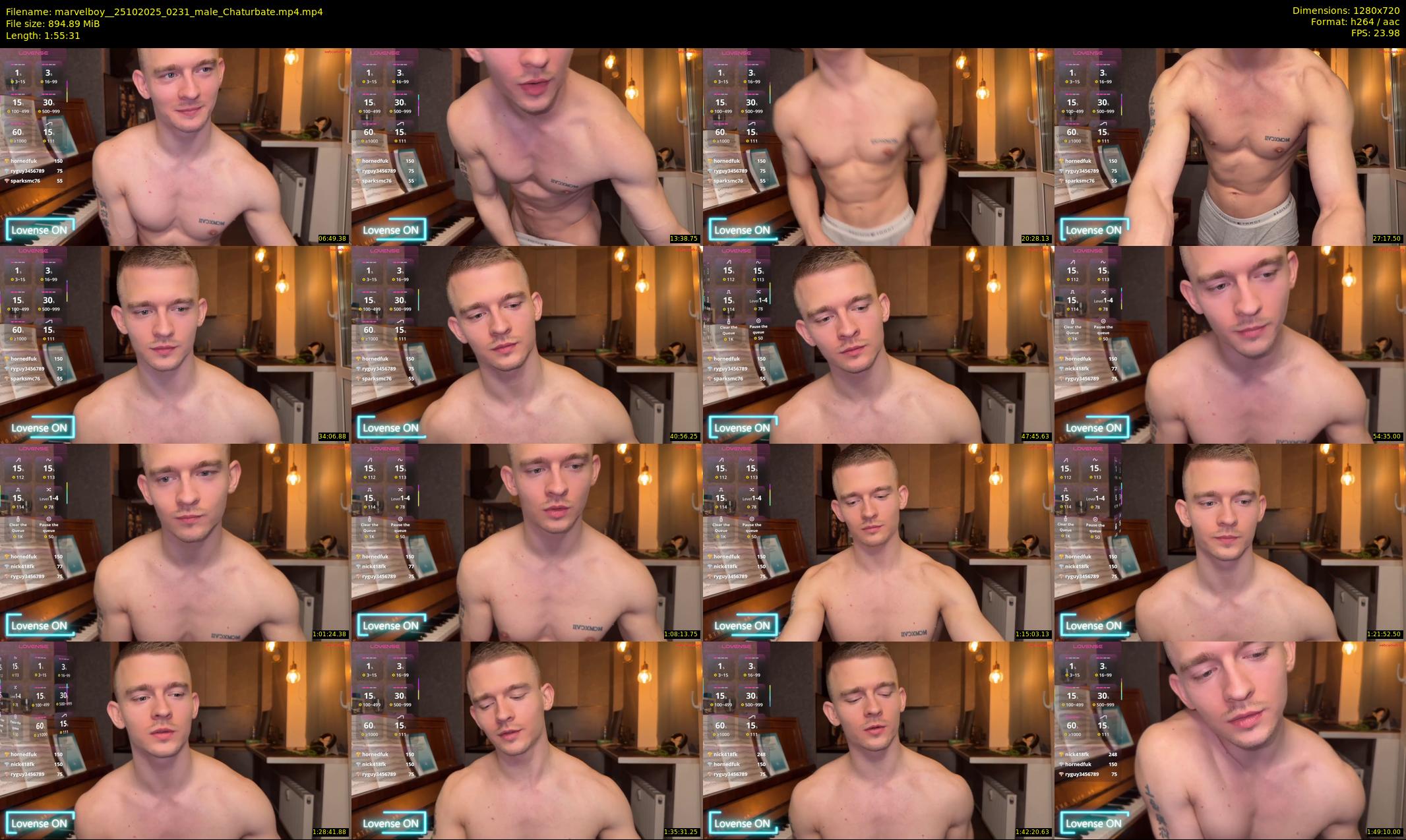marvelboy_ — 116 minute Chaturbate male cam show recording, 720p, Oct 25, 2025