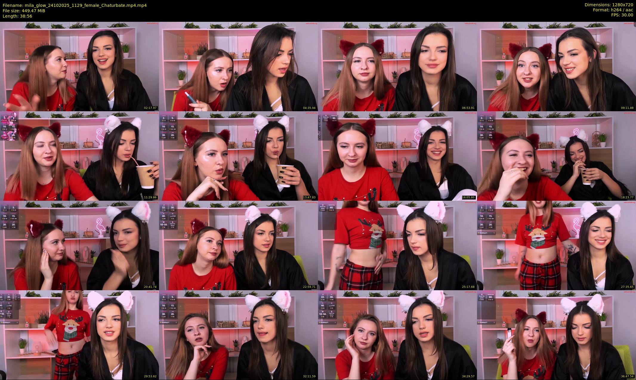 mila_glow — 39 minute Chaturbate female cam show recording, 720p, Oct 24, 2025