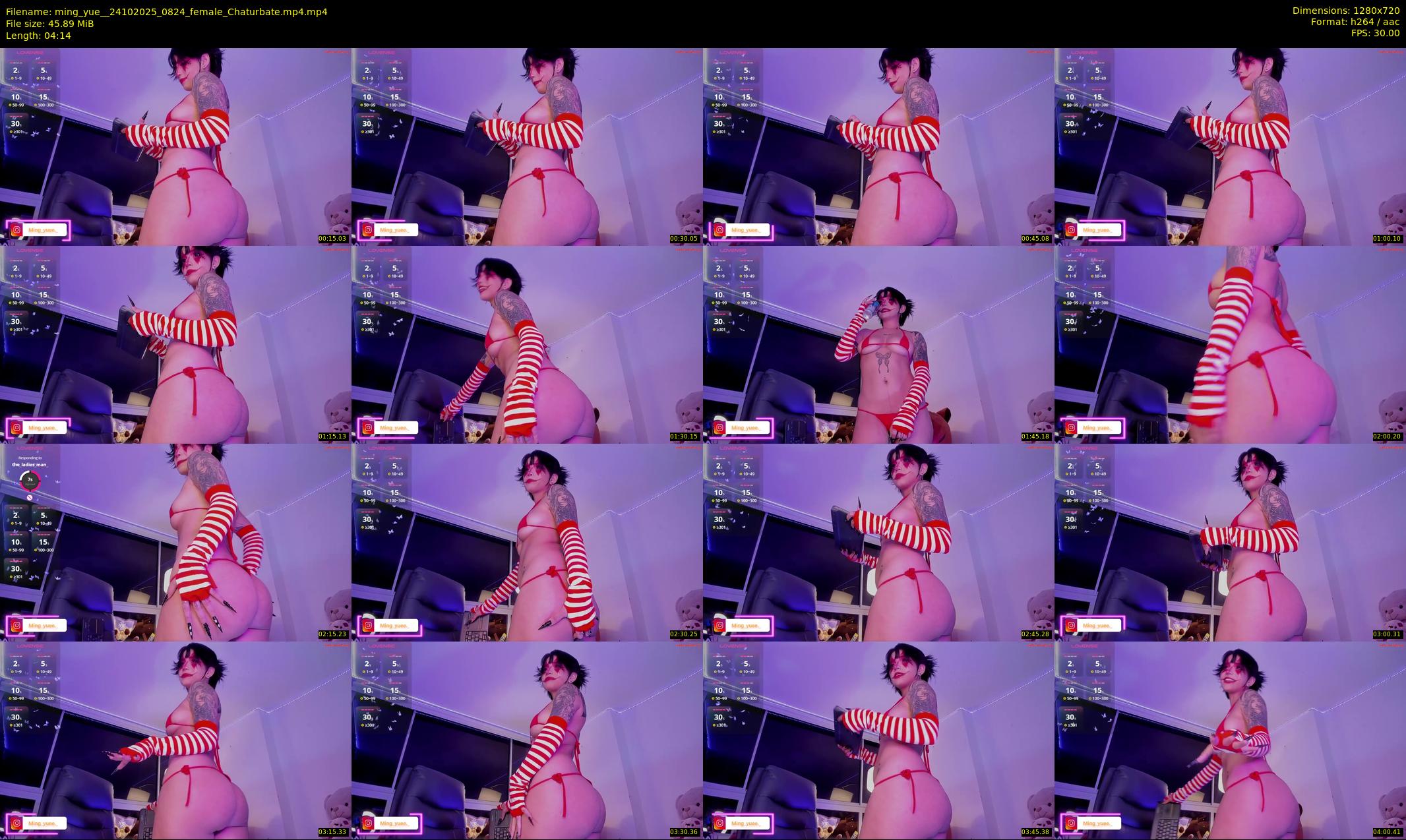 ming_yue_ — 5 minute Chaturbate female cam show recording, 720p, Oct 24, 2025