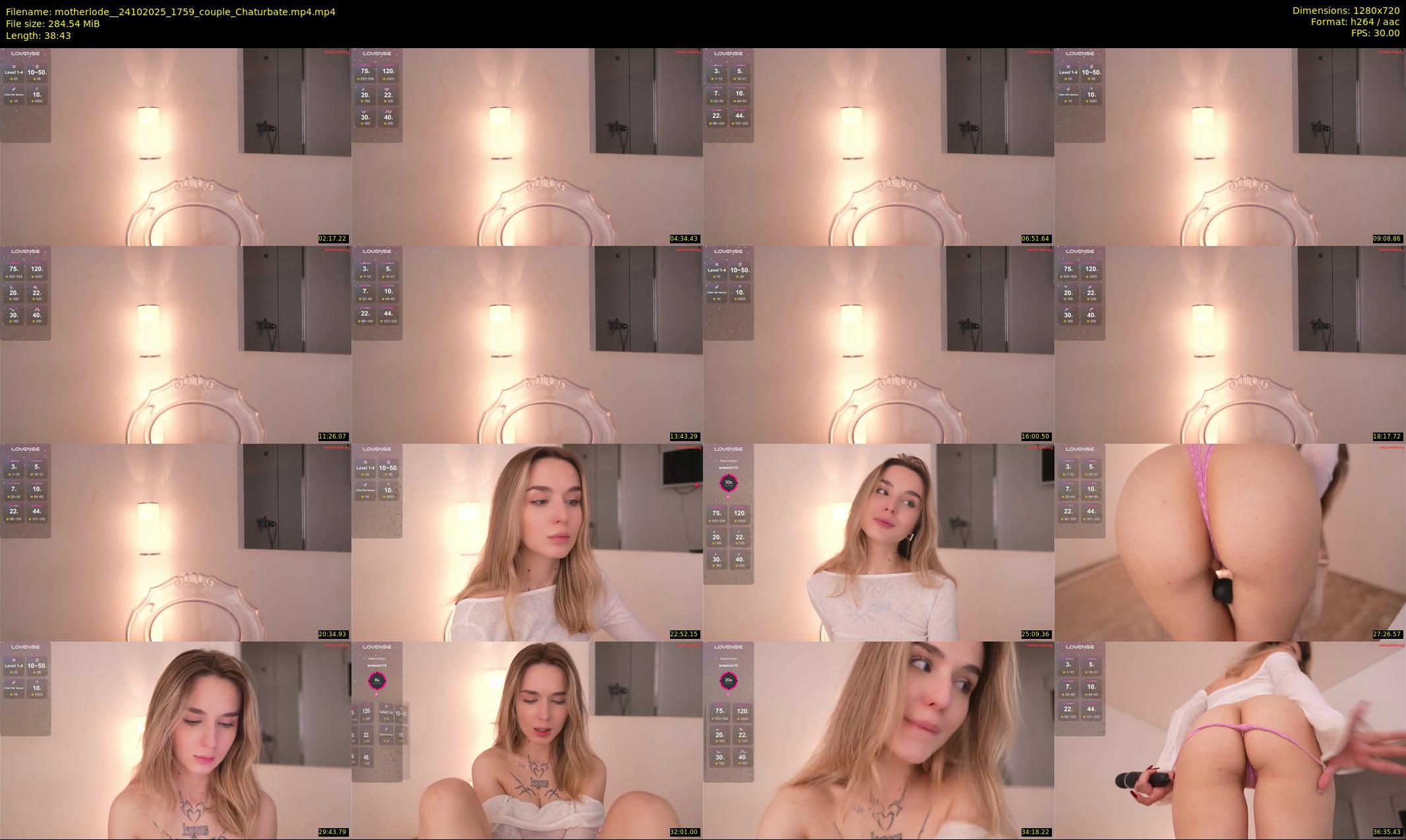 motherlode_ — 39 minute Chaturbate female cam show recording, 720p, Oct 24, 2025