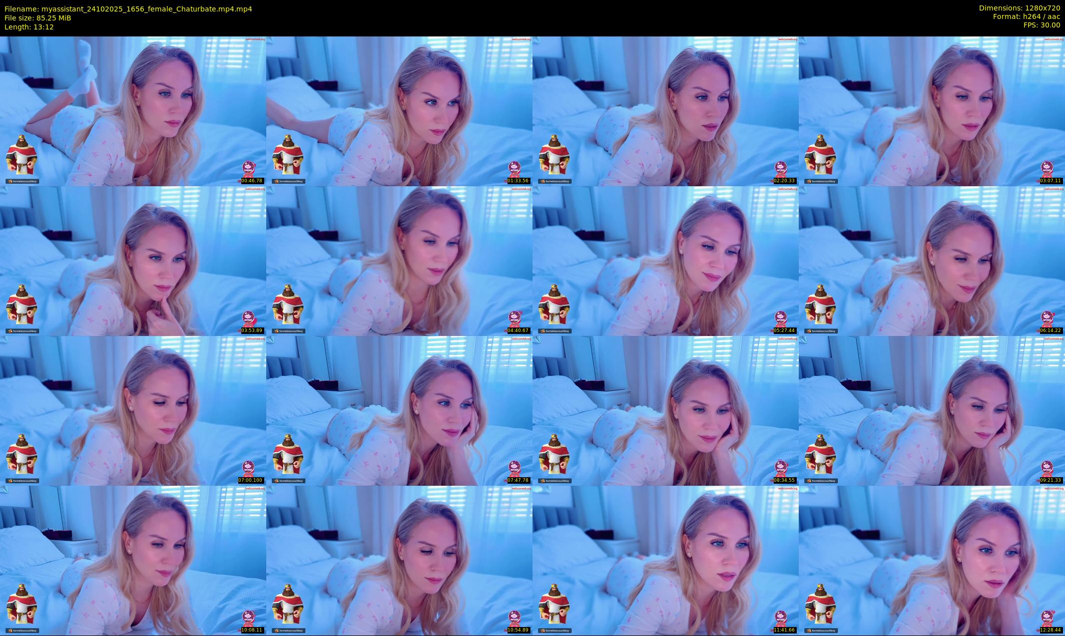 myassistant — 14 minute Chaturbate female cam show recording, 720p, Oct 24, 2025