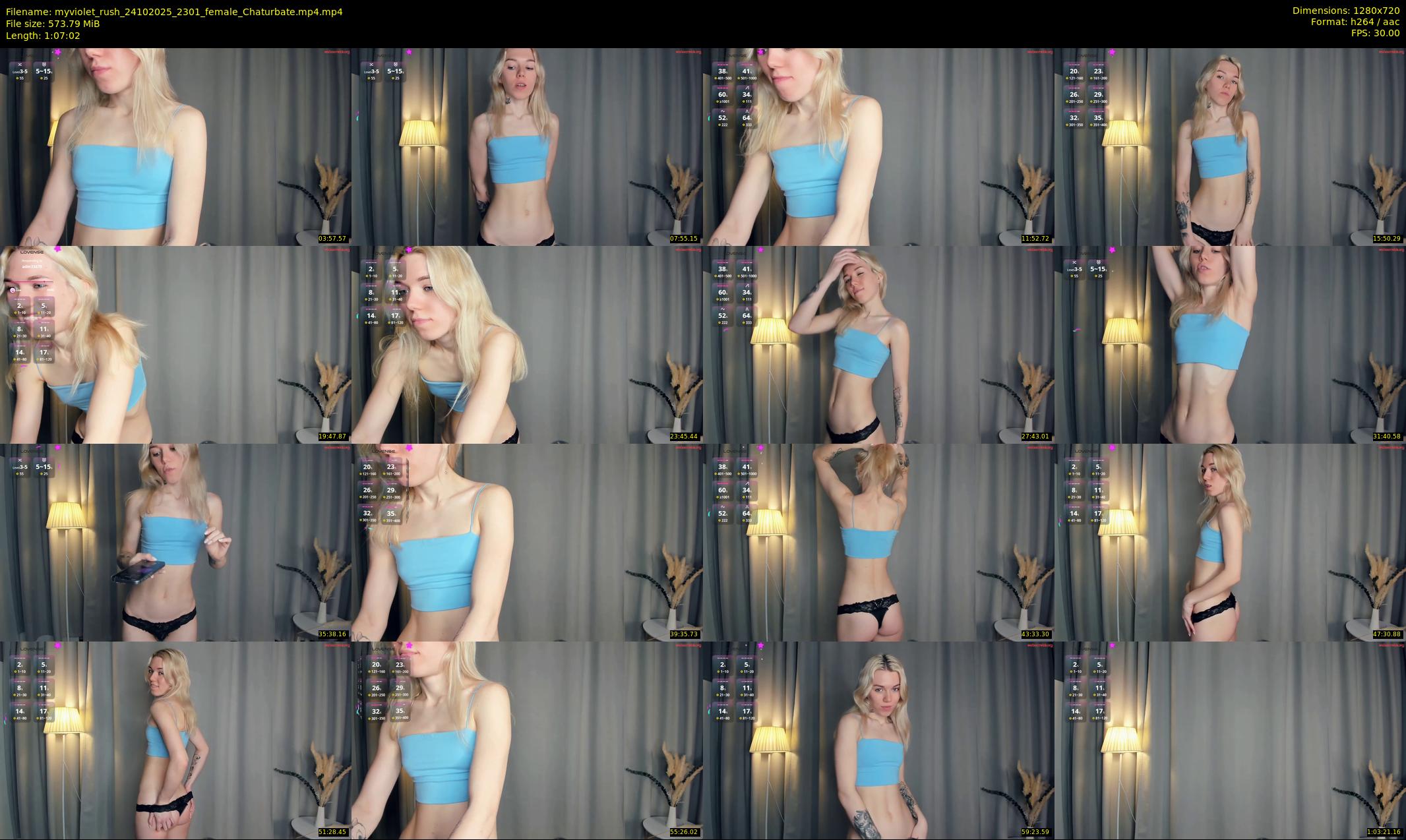 myviolet_rush — 68 minute Chaturbate female cam show recording, 720p, Oct 24, 2025