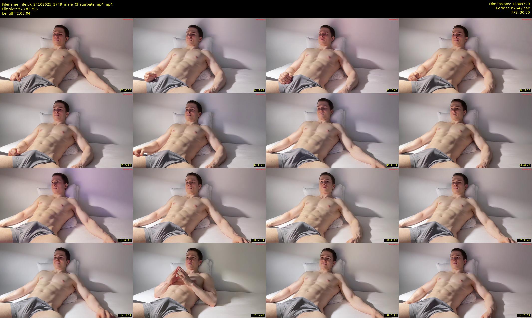 nfeibk — 121 minute Chaturbate male cam show recording, 720p, Oct 24, 2025