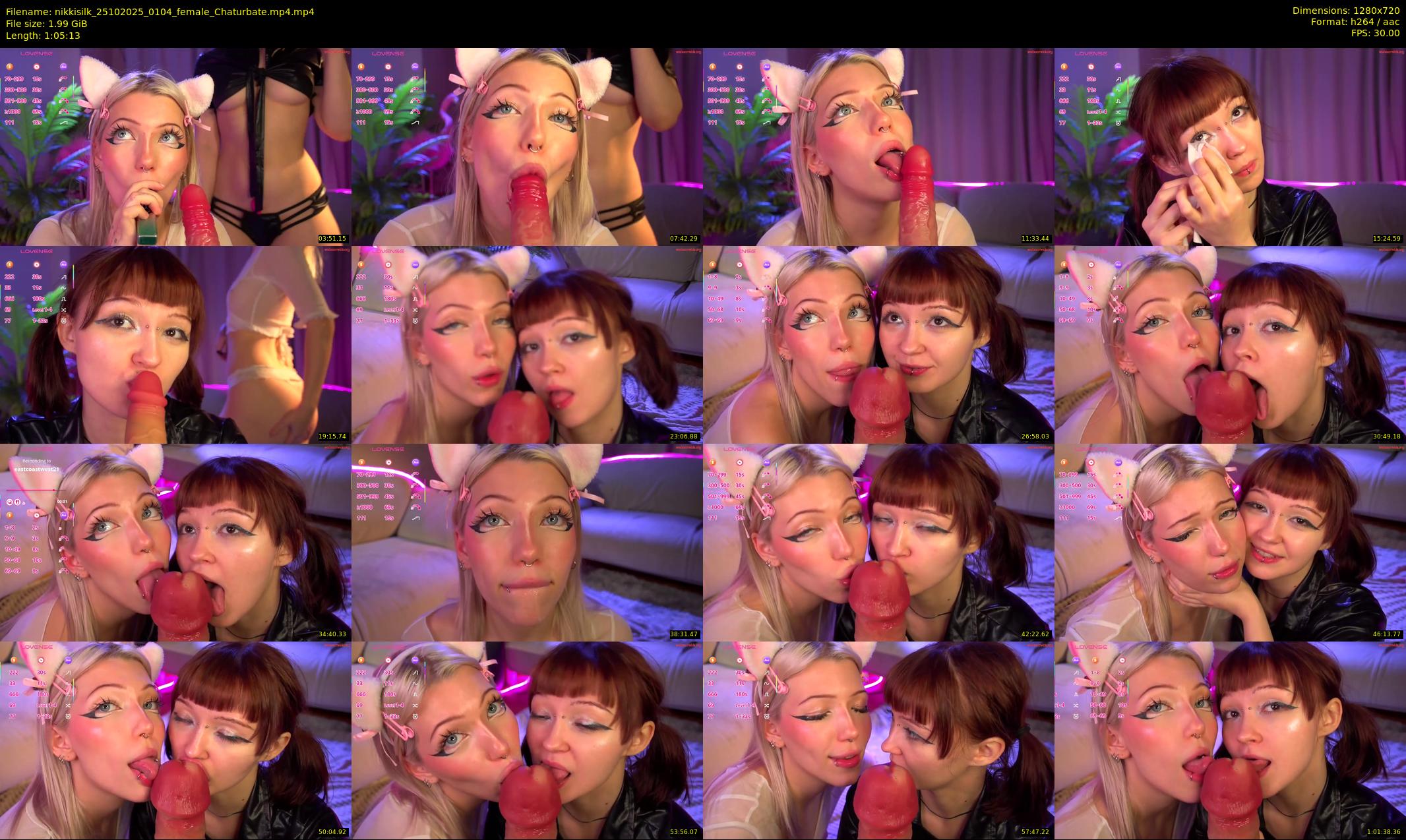 nikkisilk — 66 minute Chaturbate female cam show recording, 720p, Oct 25, 2025