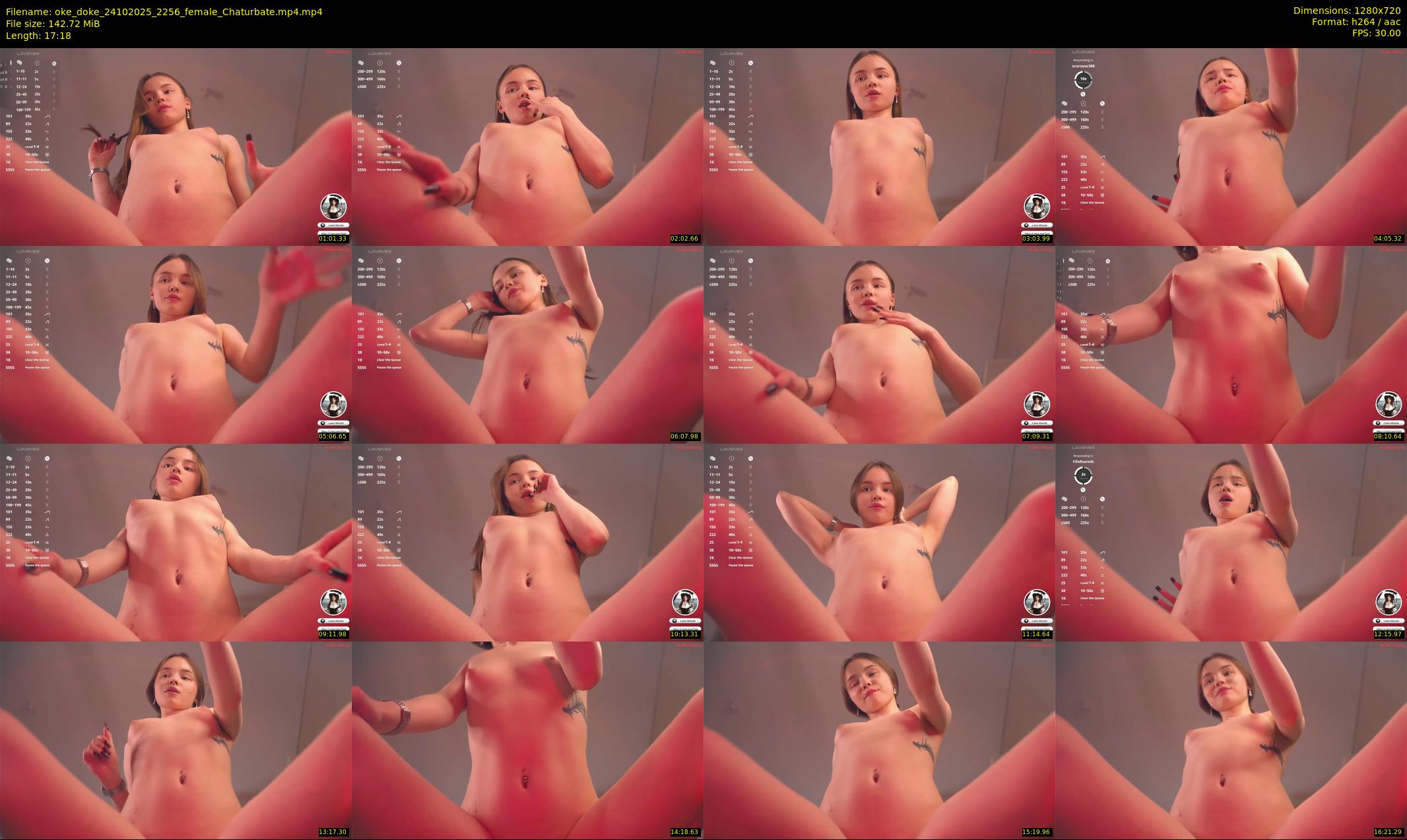 oke_doke — 18 minute Chaturbate female cam show recording, 720p, Oct 24, 2025