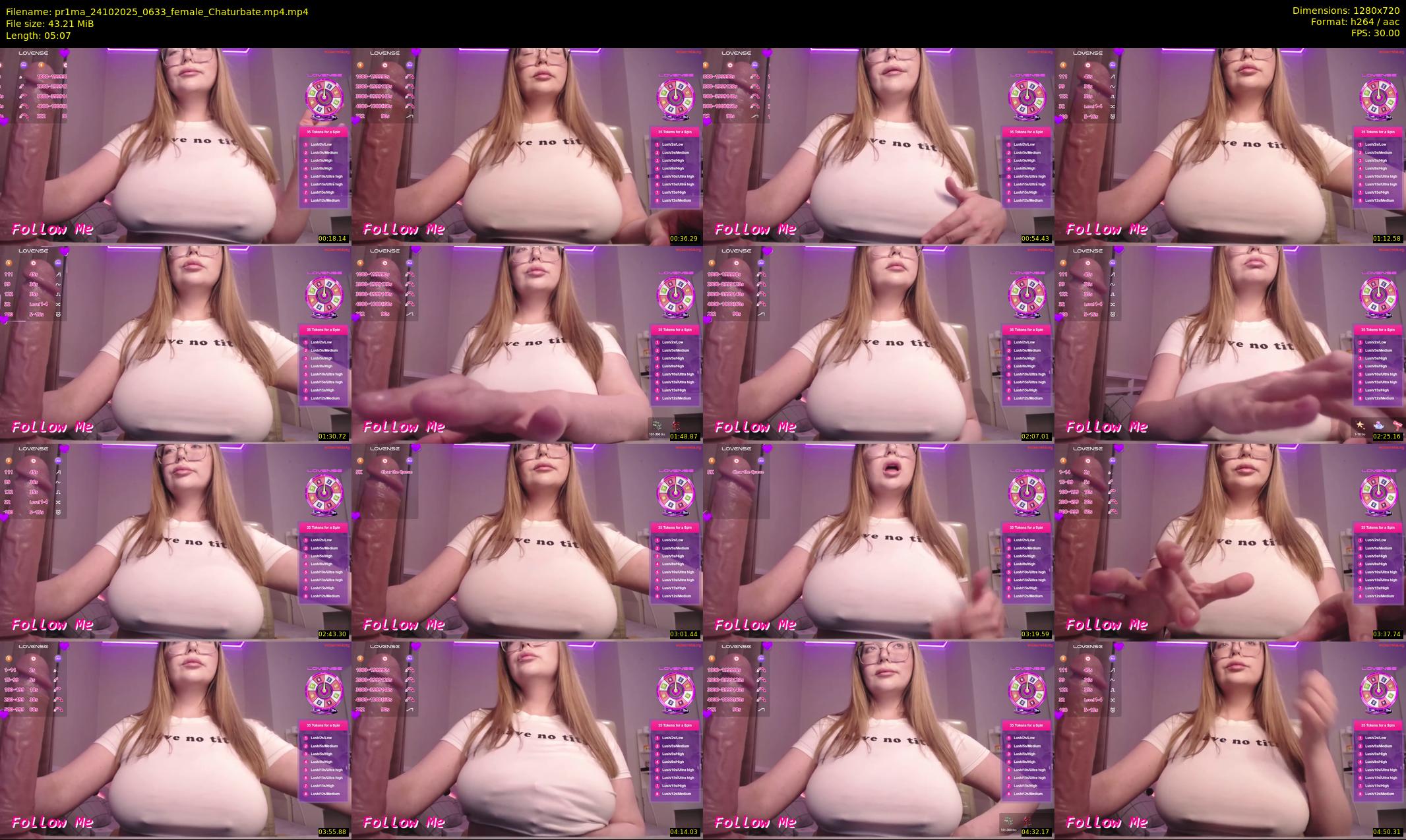 pr1ma — 6 minute Chaturbate female cam show recording, 720p, Oct 24, 2025