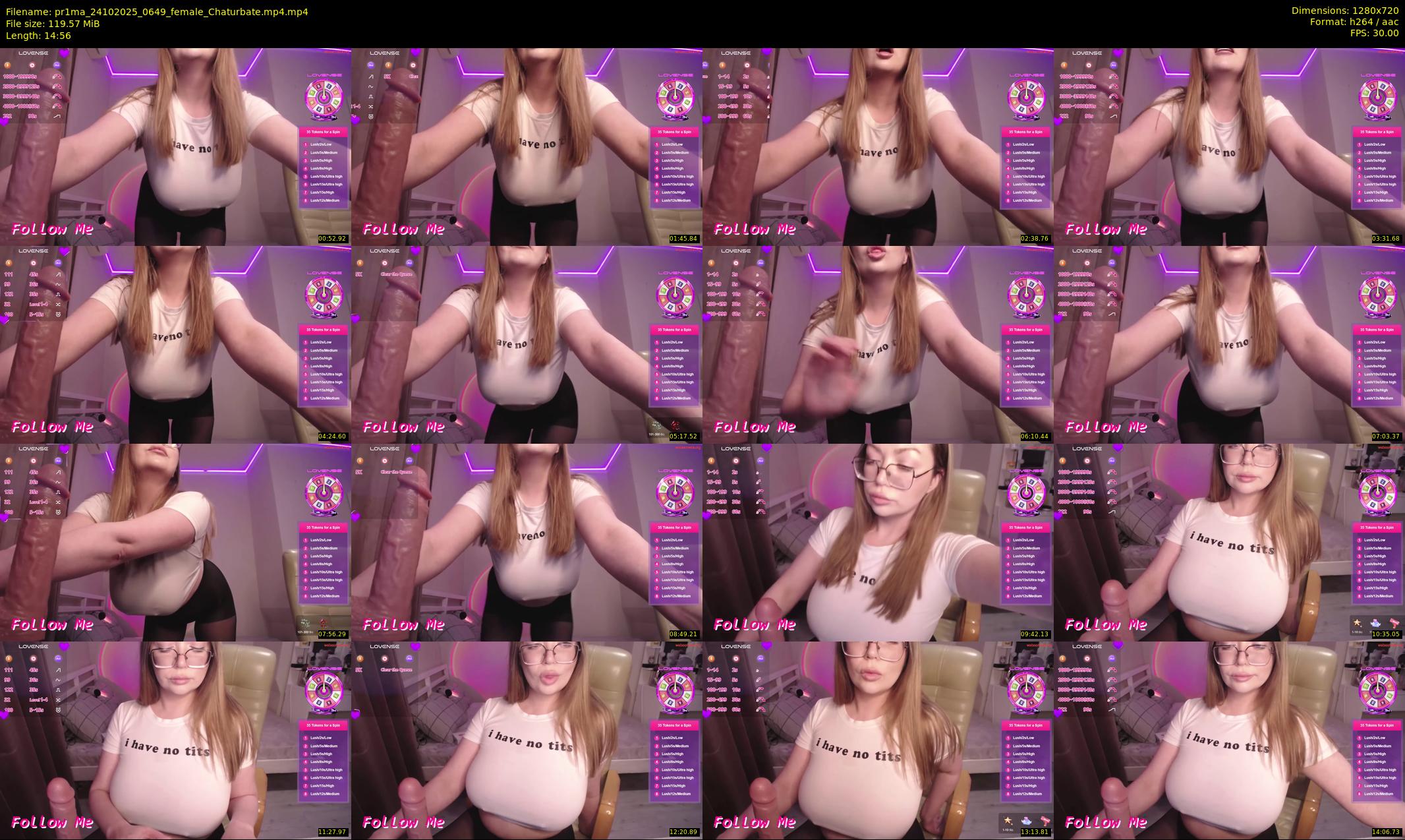 pr1ma — 15 minute Chaturbate female cam show recording, 720p, Oct 24, 2025