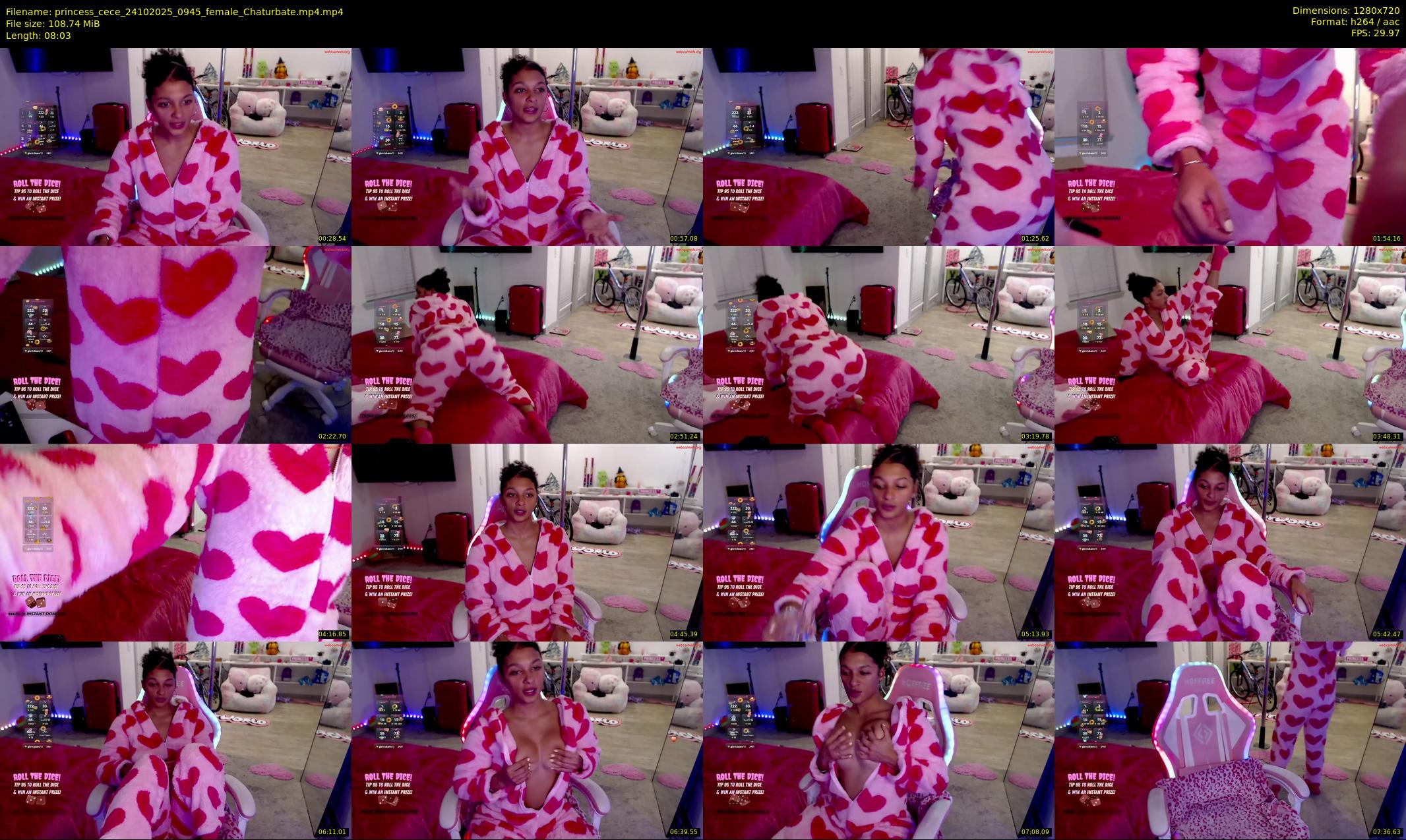 princess_cece — 9 minute Chaturbate female cam show recording, 720p, Oct 24, 2025