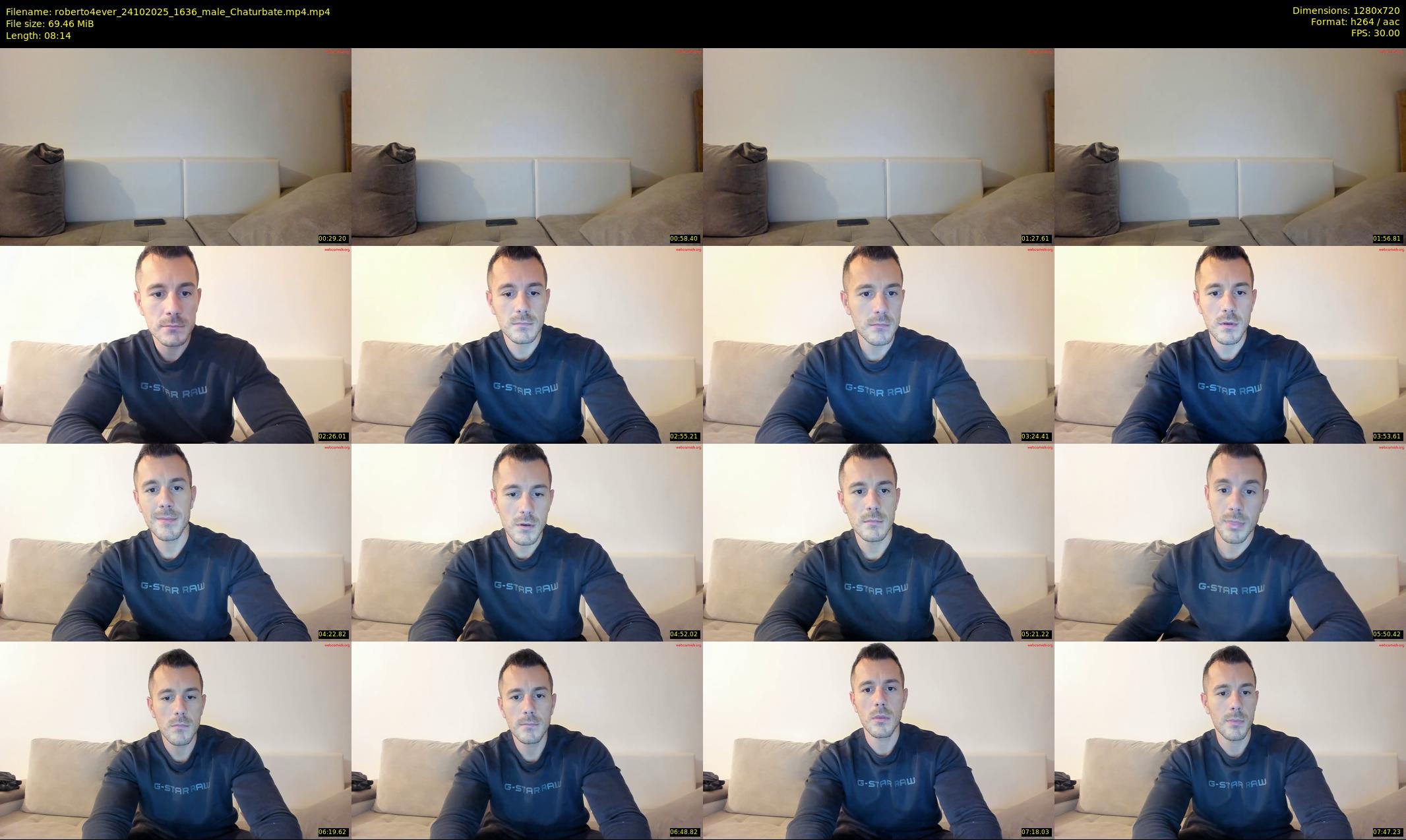 roberto4ever — 9 minute Chaturbate male cam show recording, 720p, Oct 24, 2025