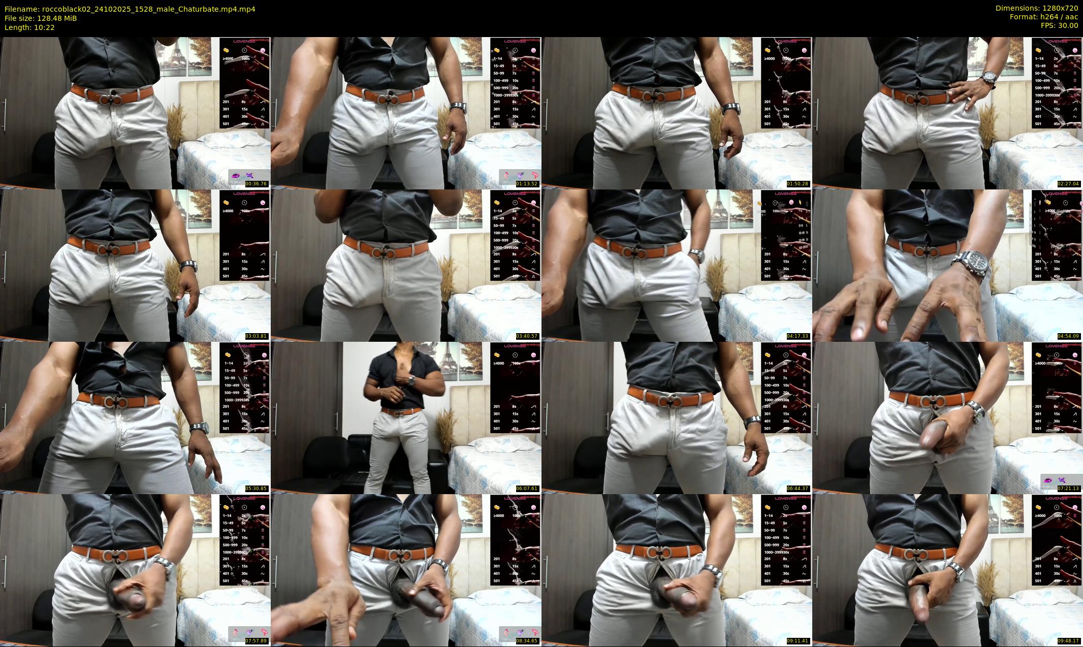 roccoblack02 — 11 minute Chaturbate male cam show recording, 720p, Oct 24, 2025