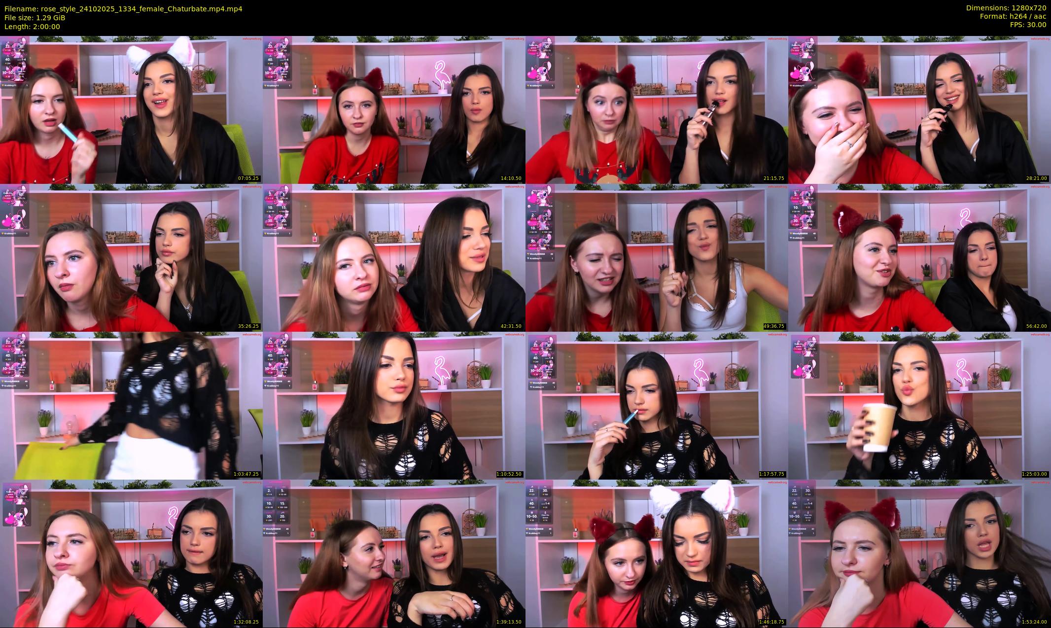rose_style — 120 minute Chaturbate couple cam show recording, 720p, Oct 24, 2025