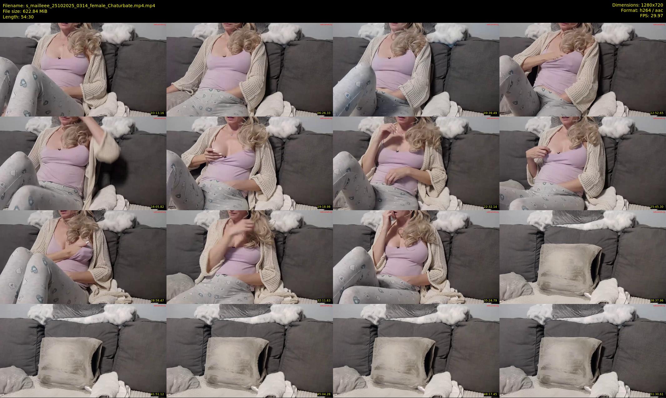 s_mailleee — 55 minute Chaturbate female cam show recording, 720p, Oct 25, 2025