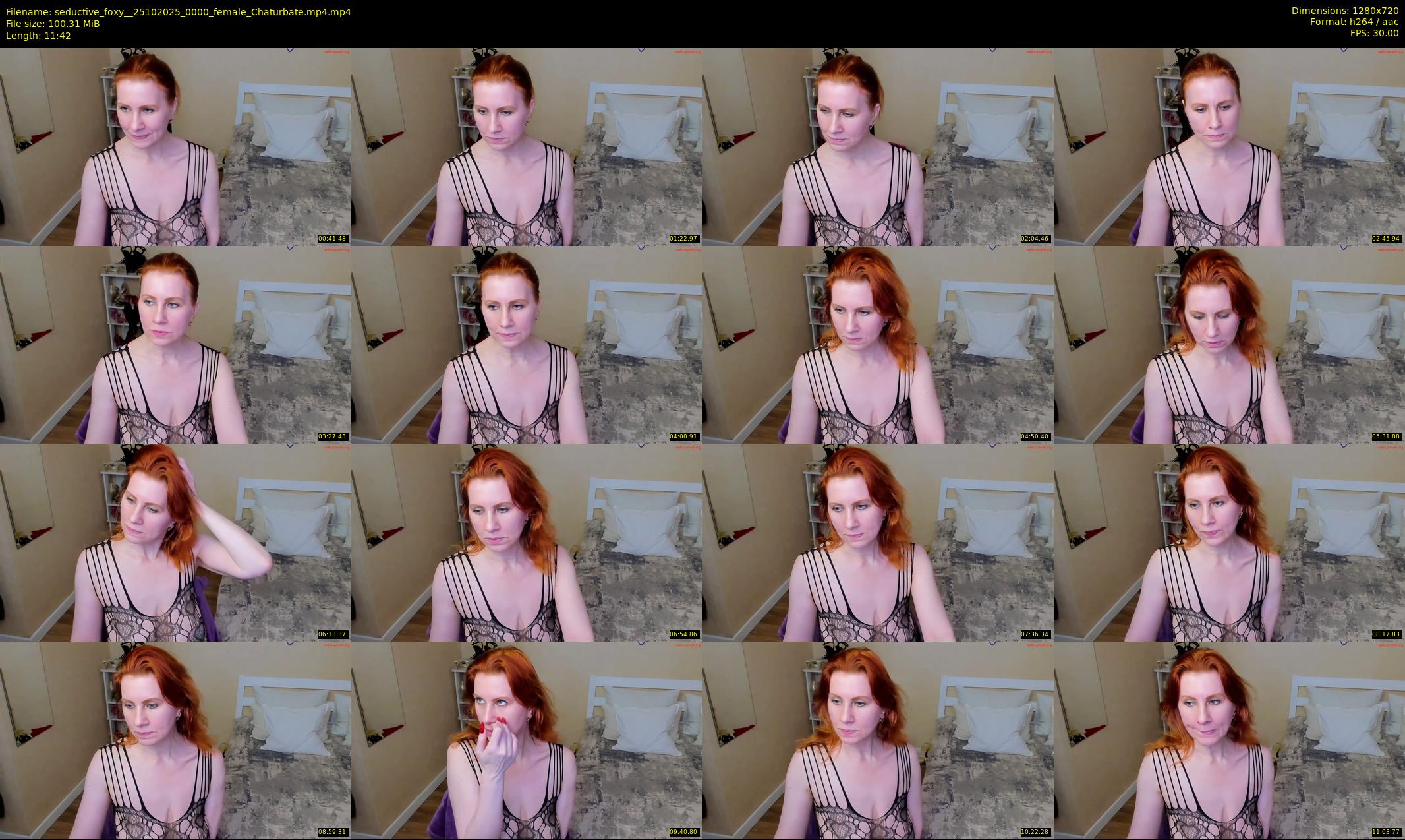 seductive_foxy_ — 12 minute Chaturbate female cam show recording, 720p, Oct 25, 2025