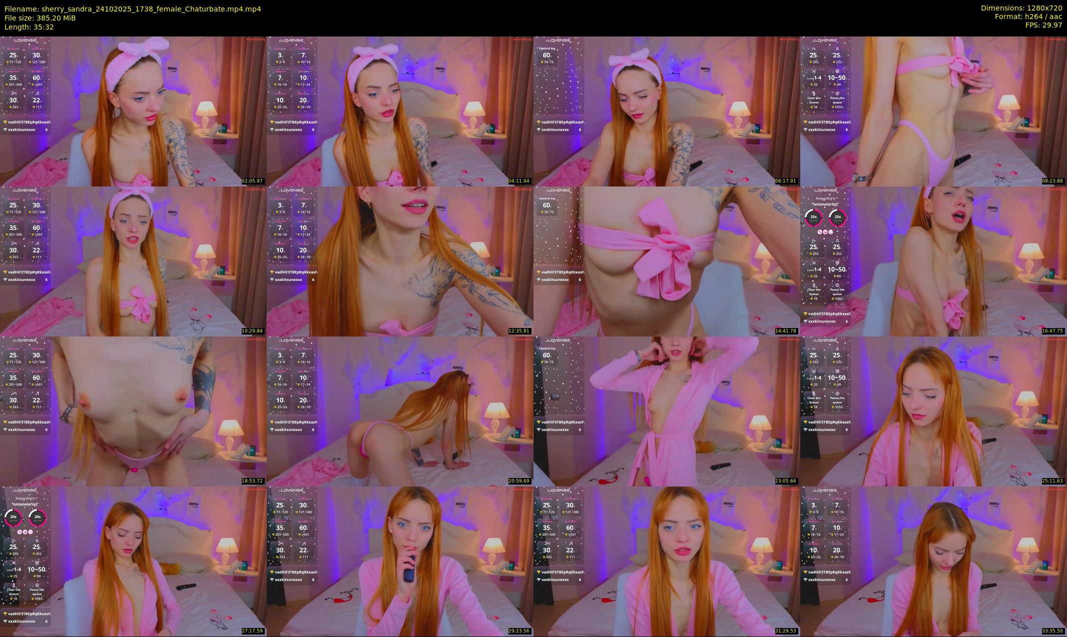 sherry_sandra — 36 minute Chaturbate female cam show recording, 720p, Oct 24, 2025