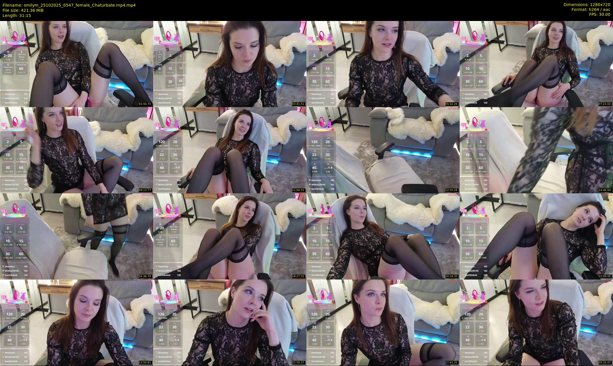 smilym — 32 minute Chaturbate female cam show recording, 720p, Oct 25, 2025