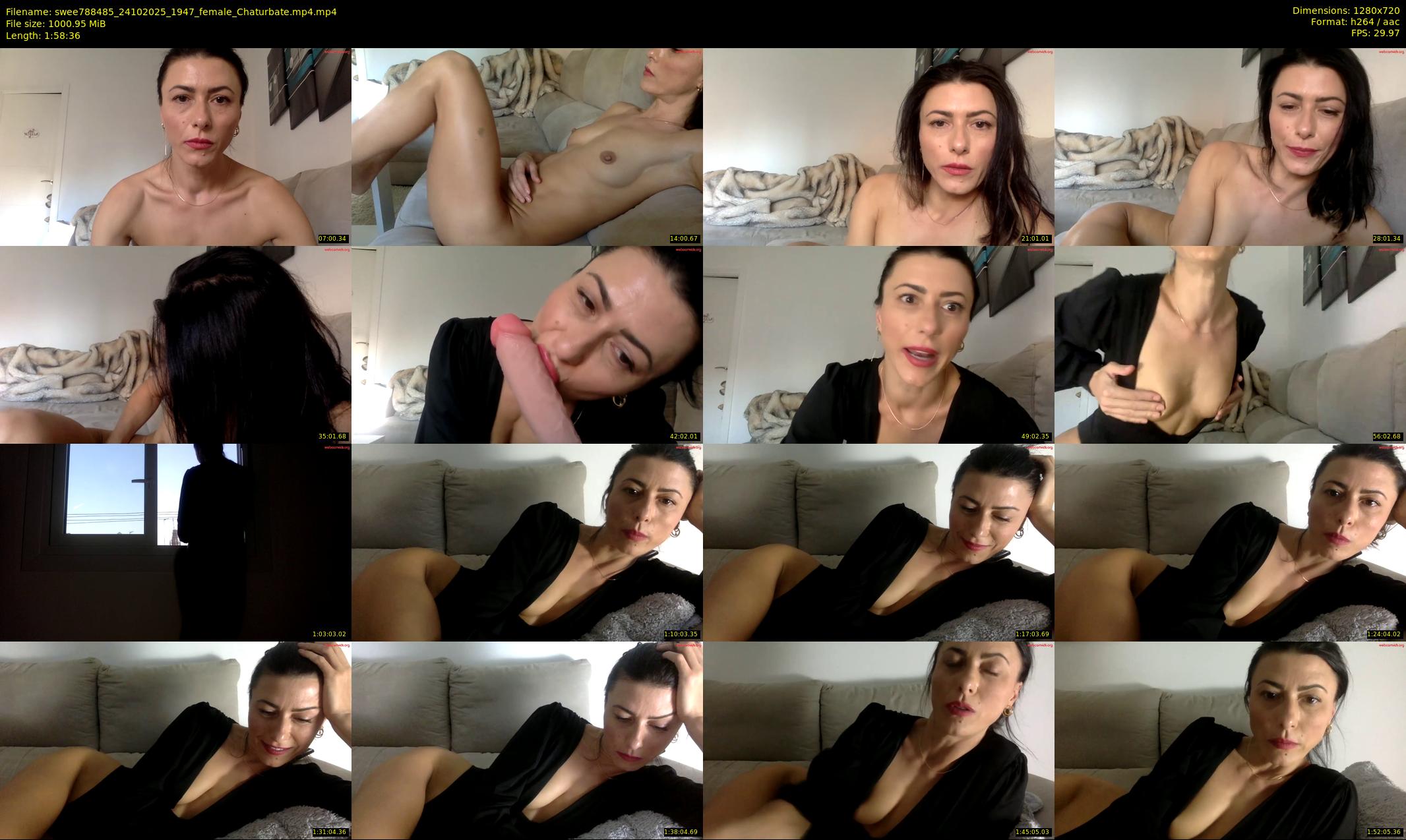 swee788485 — 119 minute Chaturbate female cam show recording, 720p, Oct 24, 2025