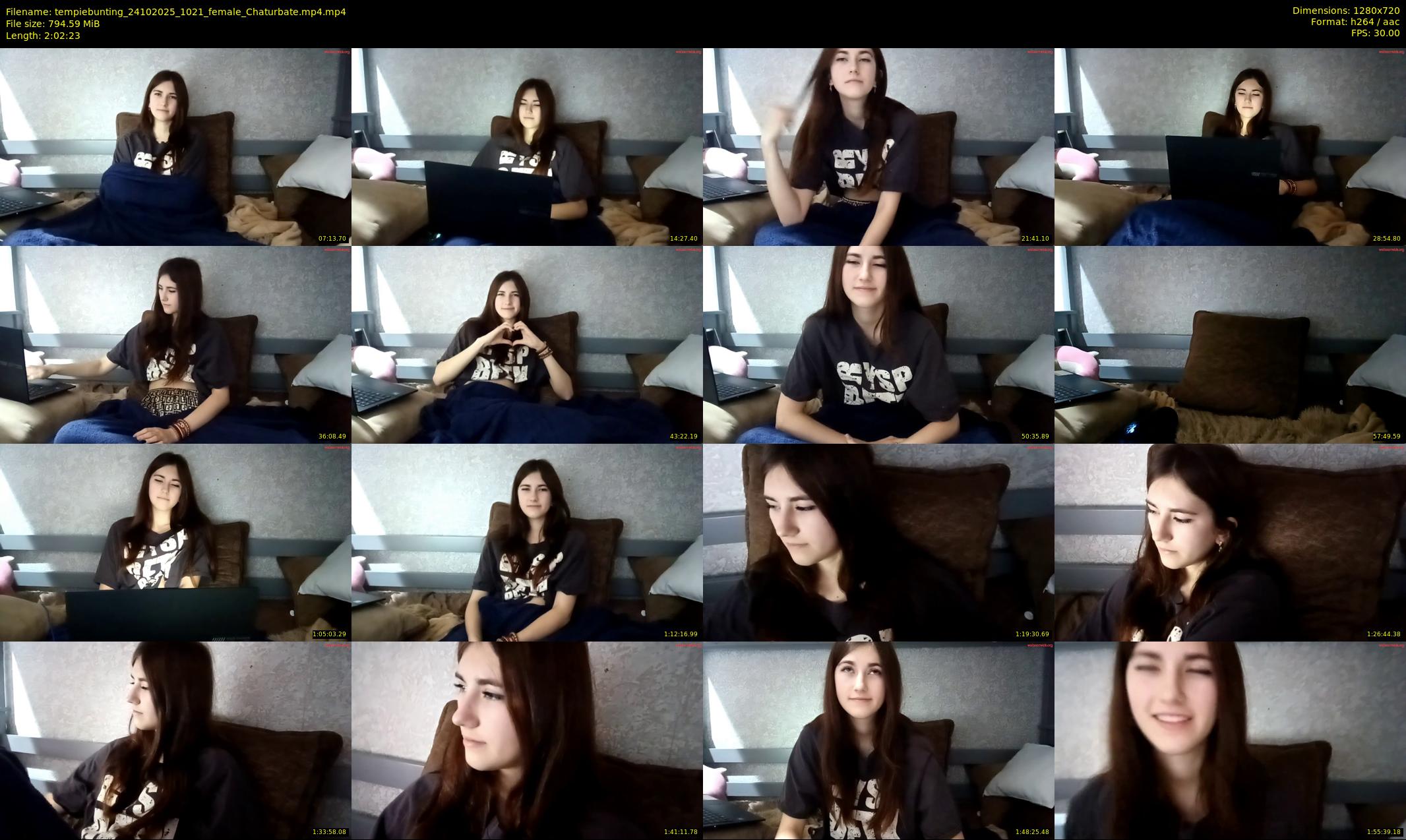 tempiebunting — 123 minute Chaturbate female cam show recording, 720p, Oct 24, 2025