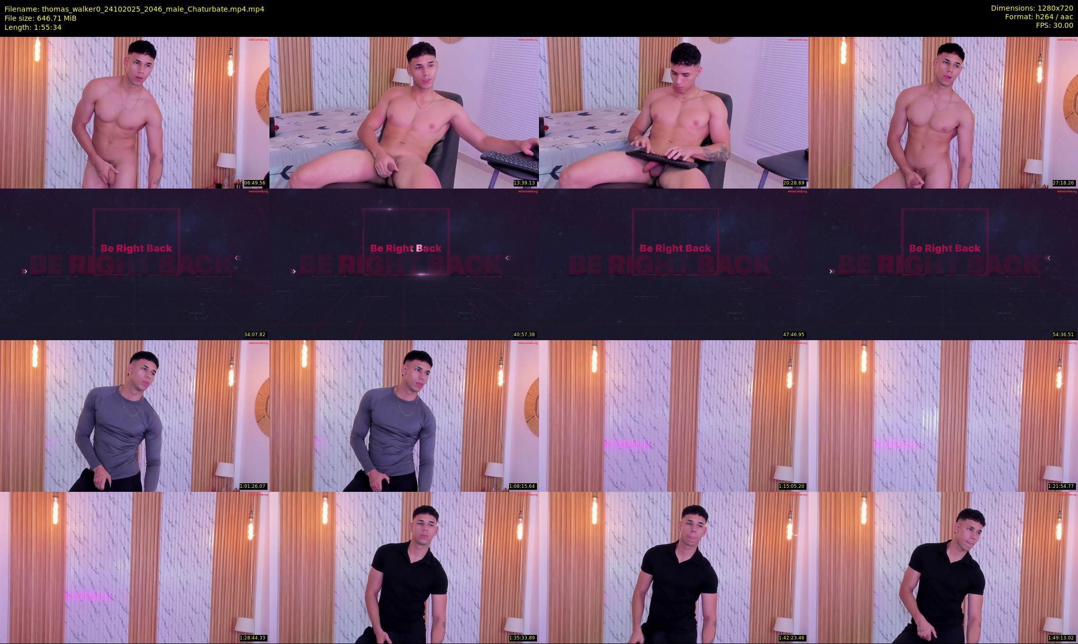 thomas_walker0 — 116 minute Chaturbate male cam show recording, 720p, Oct 24, 2025