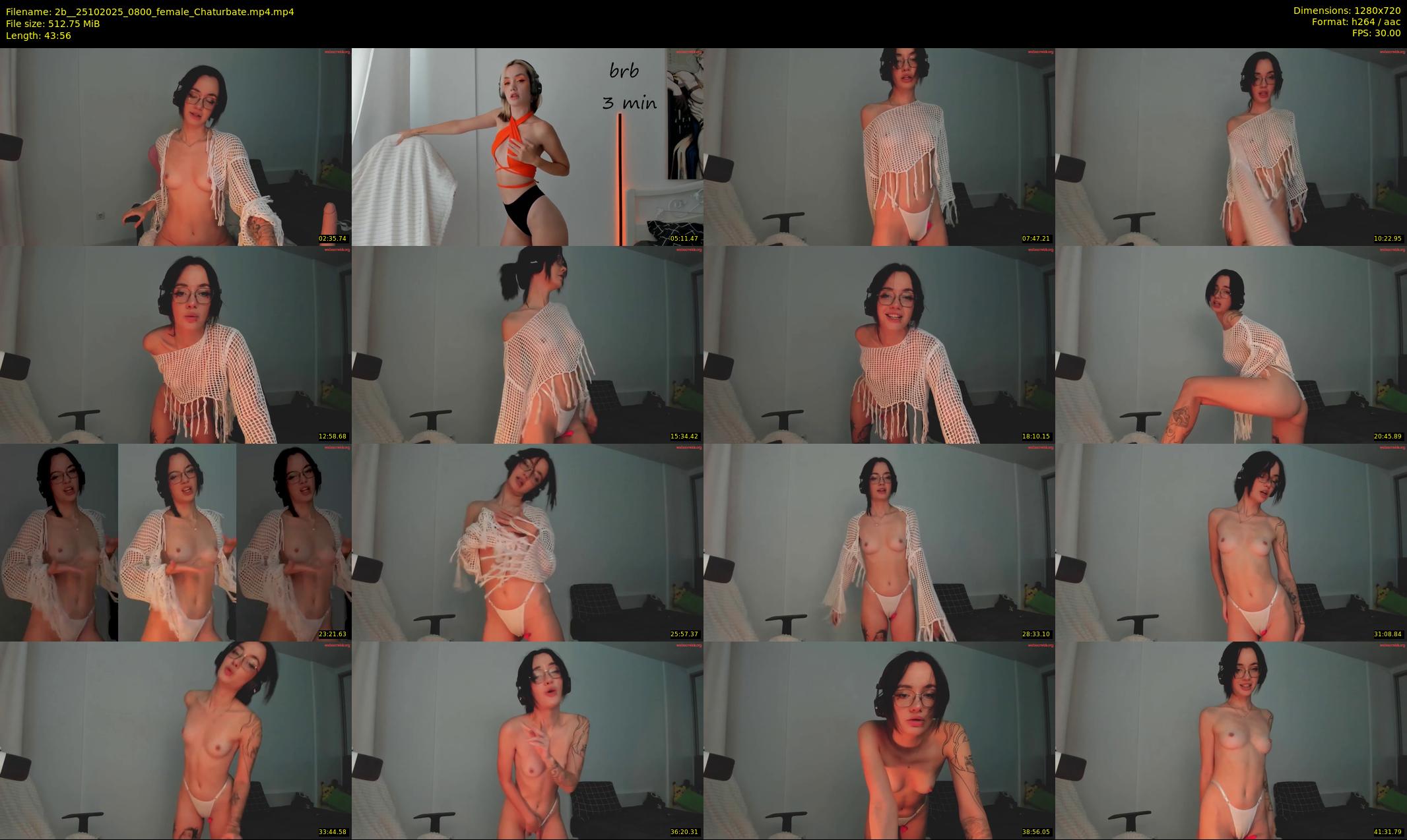 2b_ — 44 minute Chaturbate female cam show recording, 720p, Oct 25, 2025