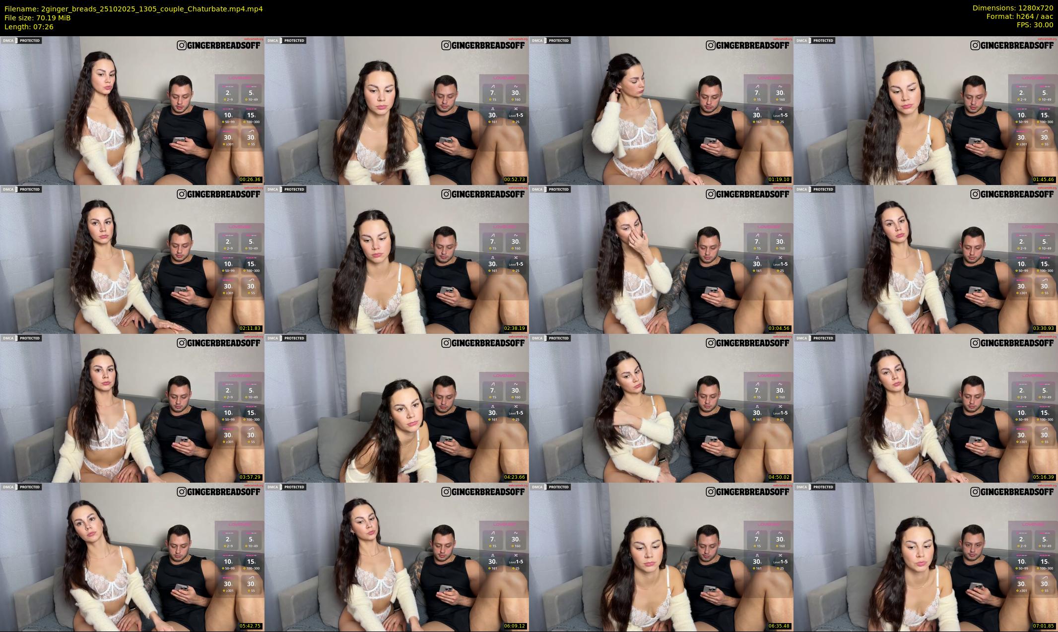 2ginger_breads — 8 minute Chaturbate couple cam show recording, 720p, Oct 25, 2025