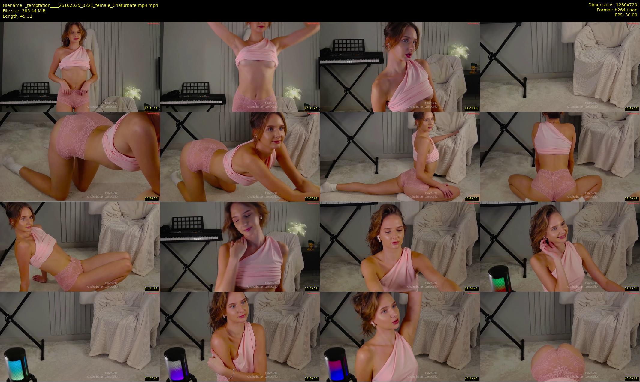 _temptation___ — 46 minute Chaturbate female cam show recording, 720p, Oct 26, 2025