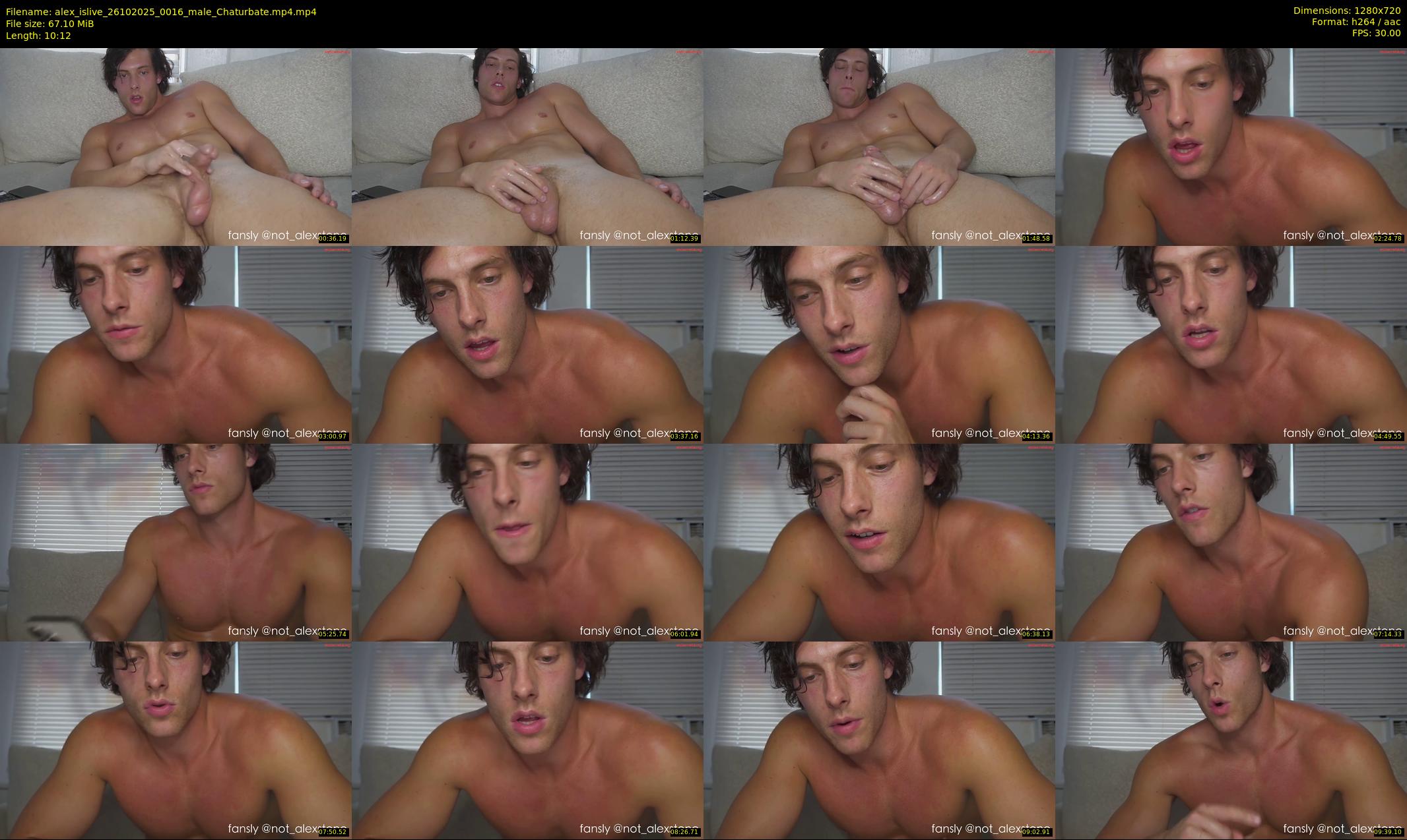alex_islive — 11 minute Chaturbate male cam show recording, 720p, Oct 26, 2025