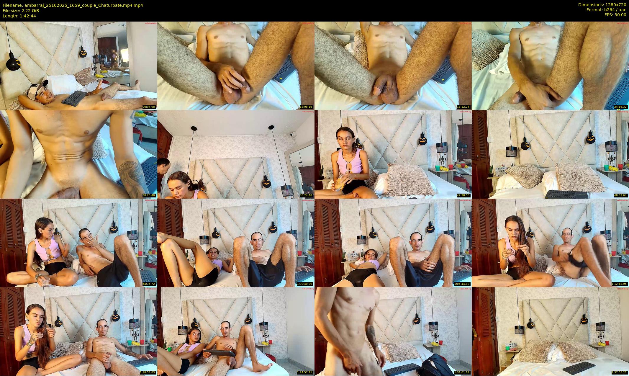 ambarraj — 103 minute Chaturbate couple cam show recording, 720p, Oct 25, 2025
