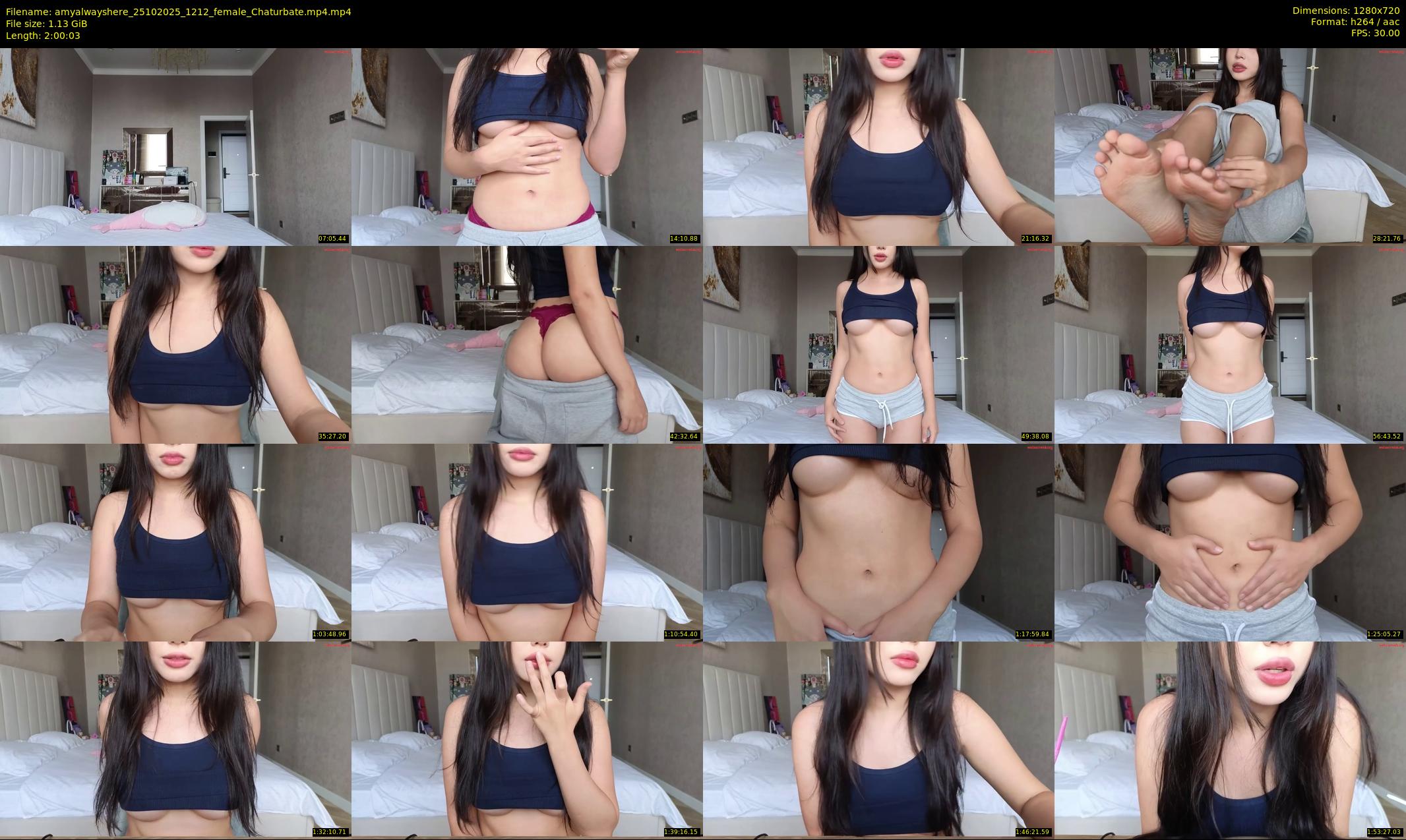 amyalwayshere — 121 minute Chaturbate female cam show recording, 720p, Oct 25, 2025