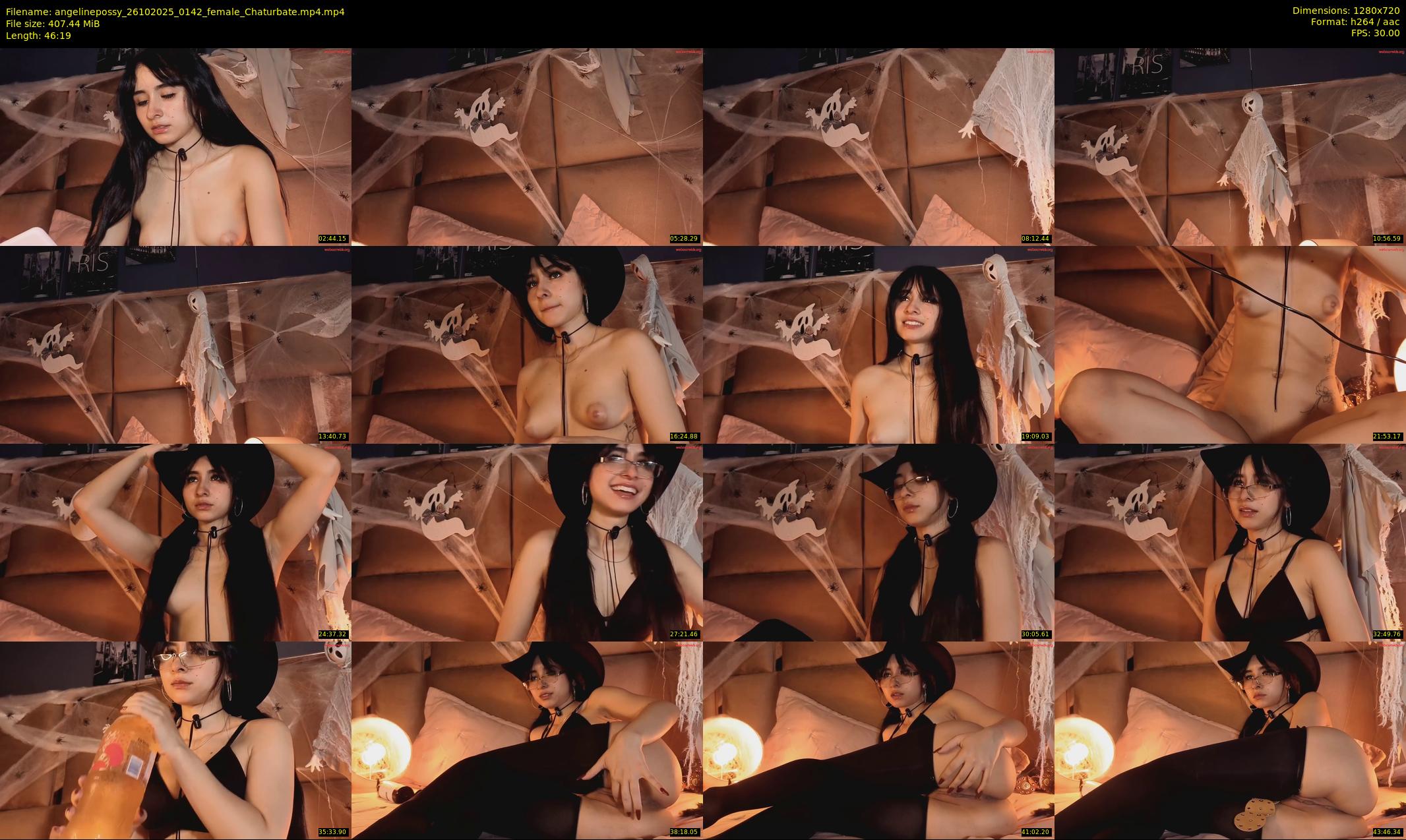 angelinepossy — 47 minute Chaturbate female cam show recording, 720p, Oct 26, 2025