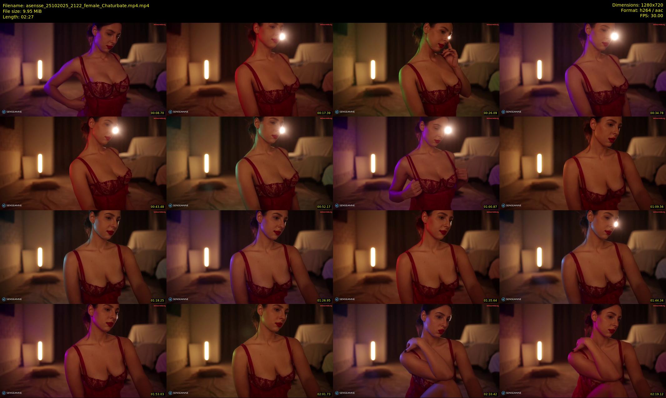 asensse — 3 minute Chaturbate female cam show recording, 720p, Oct 25, 2025