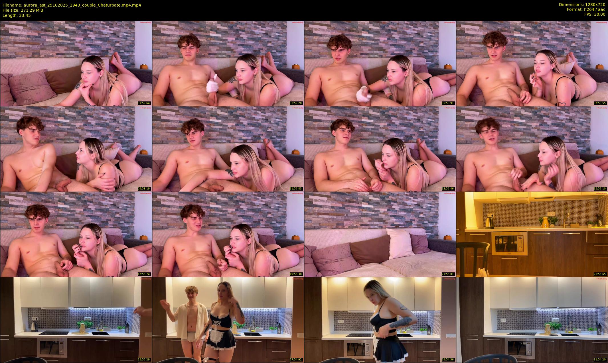 aurora_ast — 34 minute Chaturbate couple cam show recording, 720p, Oct 25, 2025