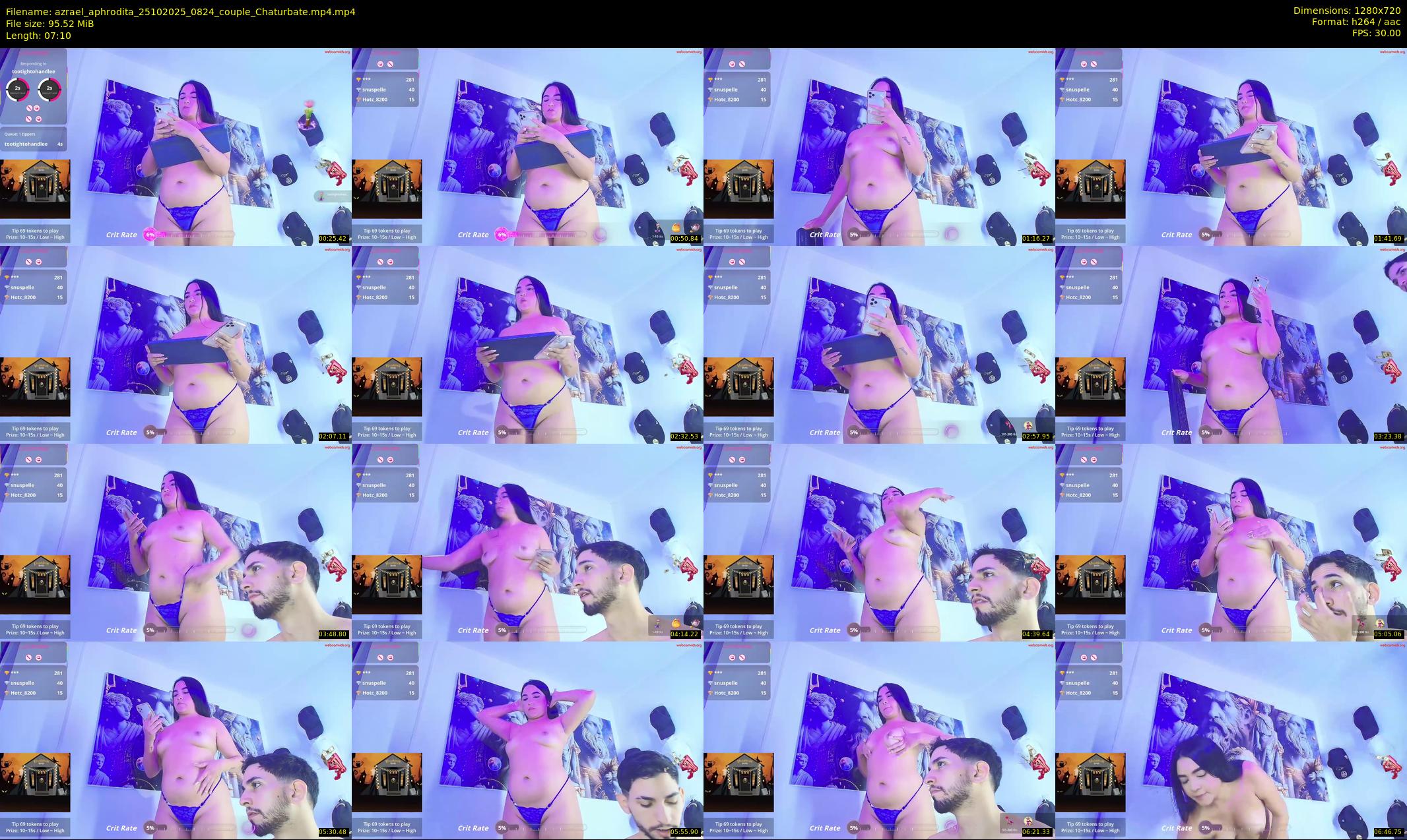 azrael_aphrodita — 8 minute Chaturbate couple cam show recording, 720p, Oct 25, 2025