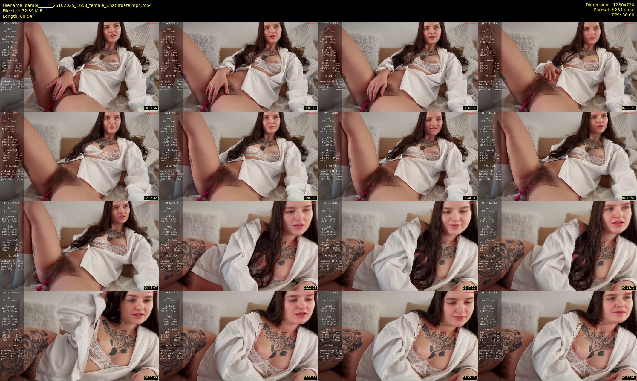 bambi______ — 9 minute Chaturbate female cam show recording, 720p, Oct 25, 2025