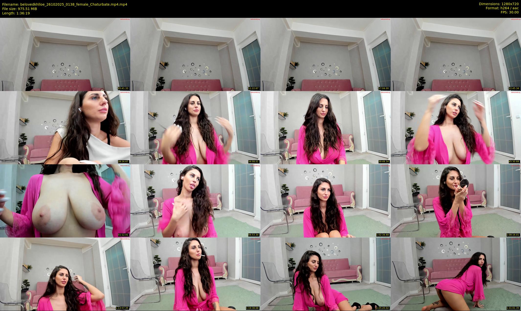 belovedkhlloe — 97 minute Chaturbate female cam show recording, 720p, Oct 26, 2025