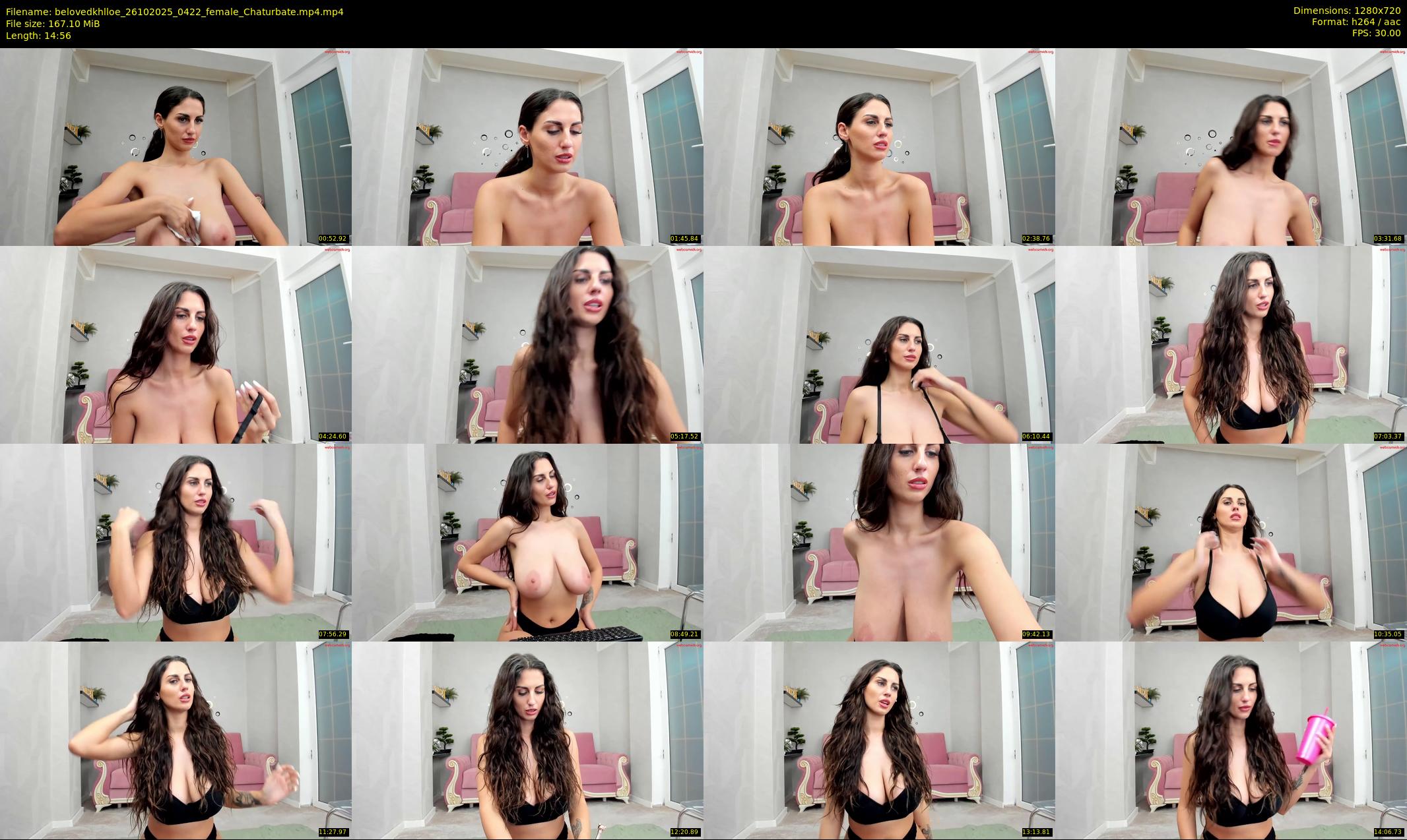 belovedkhlloe — 15 minute Chaturbate female cam show recording, 720p, Oct 26, 2025
