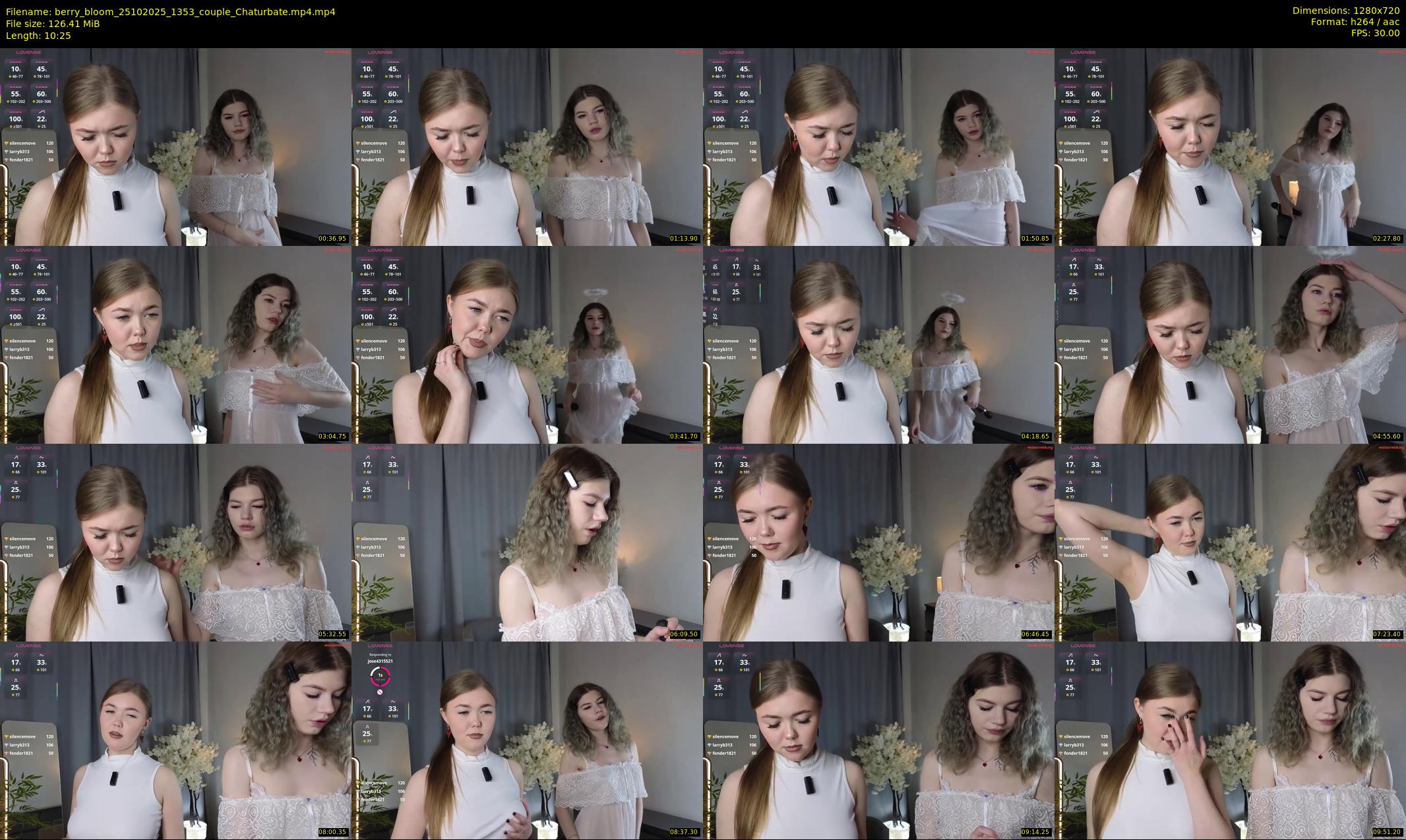 berry_bloom — 11 minute Chaturbate female cam show recording, 720p, Oct 25, 2025