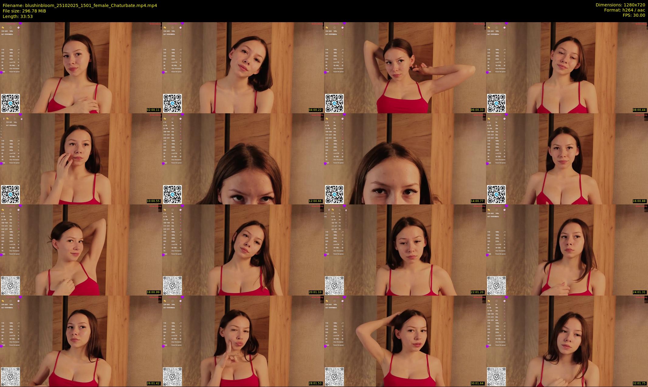 blushinbloom — 34 minute Chaturbate female cam show recording, 720p, Oct 25, 2025