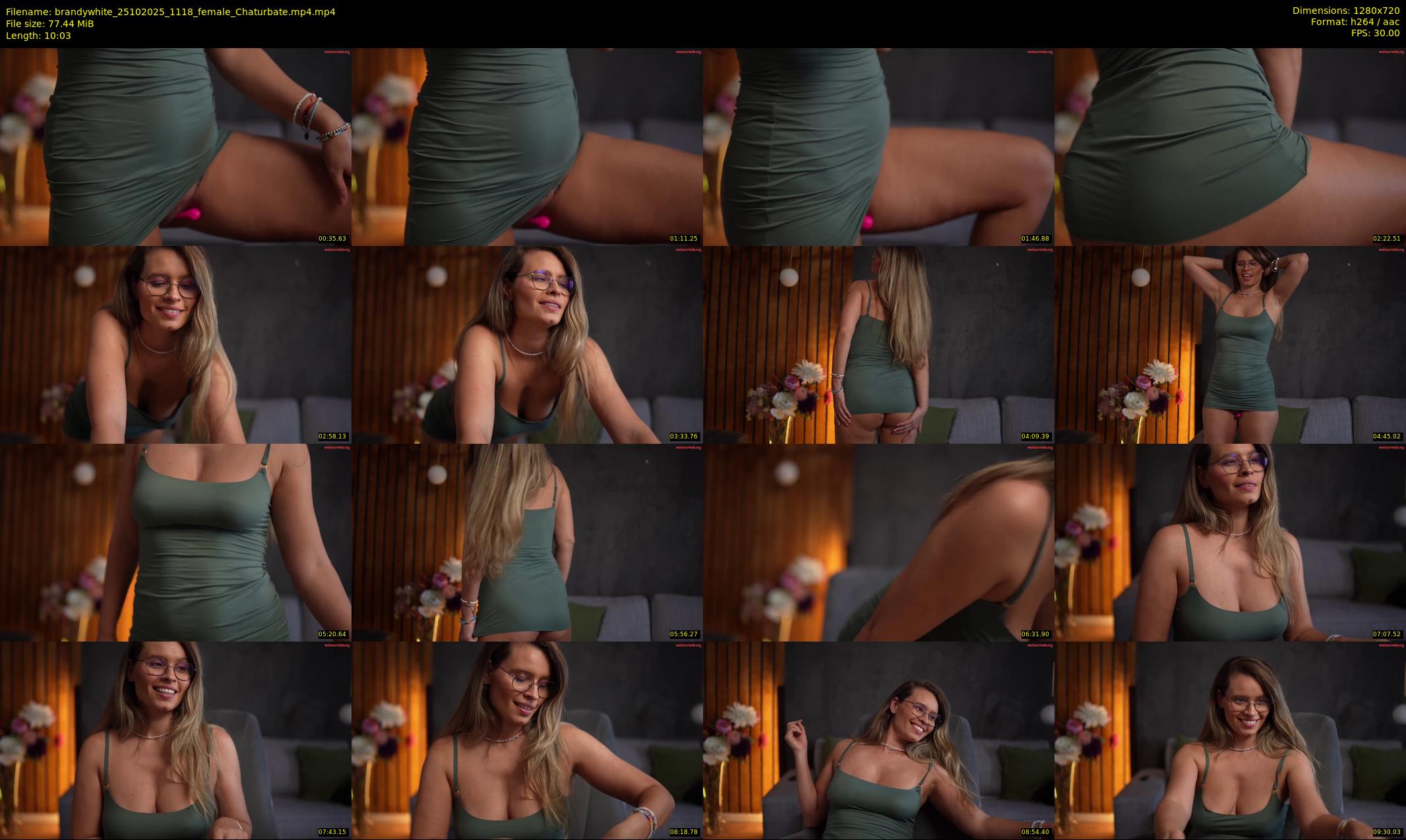 brandywhite — 11 minute Chaturbate female cam show recording, 720p, Oct 25, 2025
