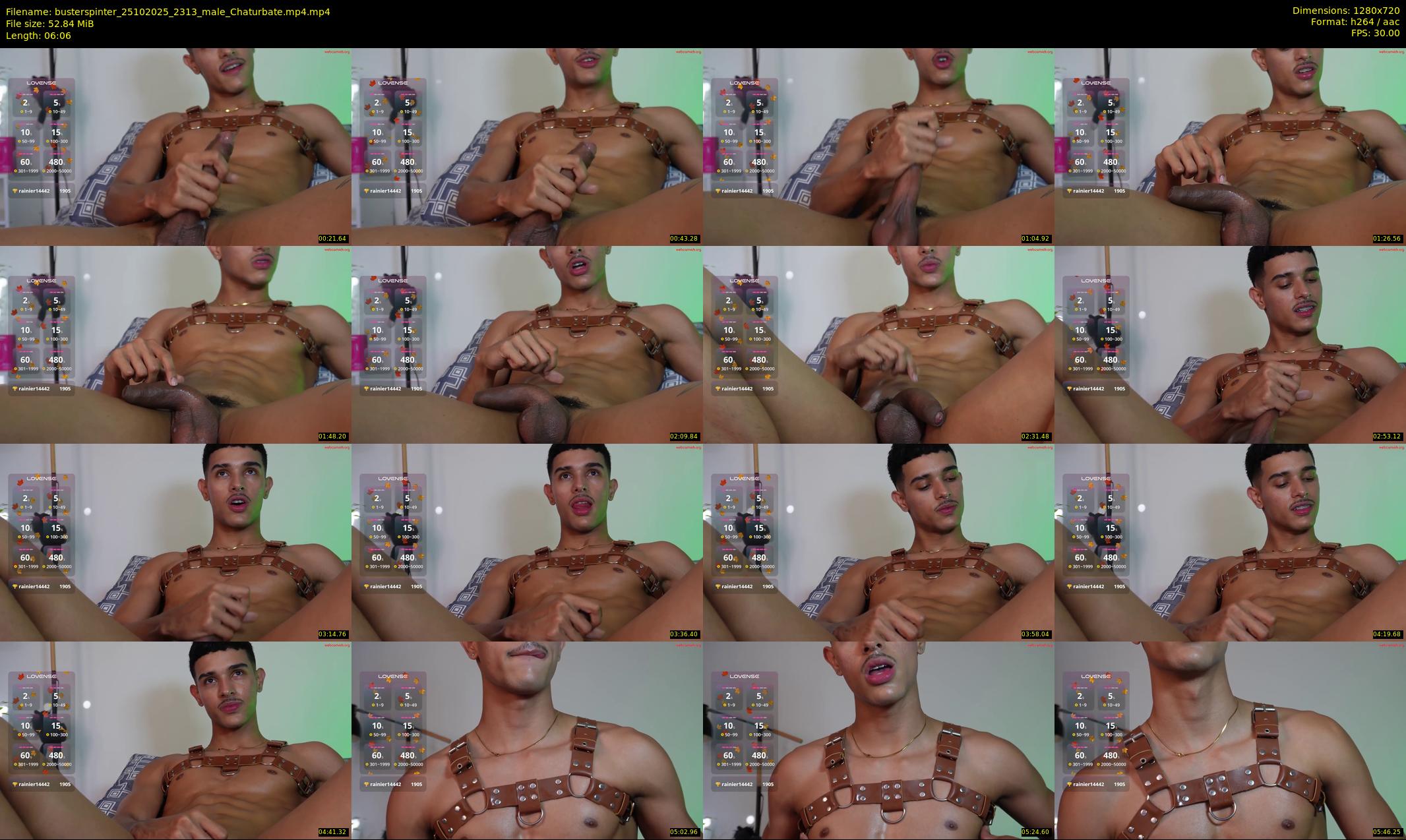 busterspinter — 7 minute Chaturbate male cam show recording, 720p, Oct 25, 2025