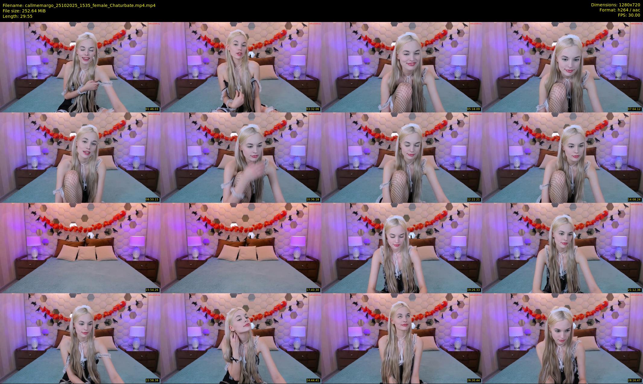 callmemargo — 30 minute Chaturbate female cam show recording, 720p, Oct 25, 2025