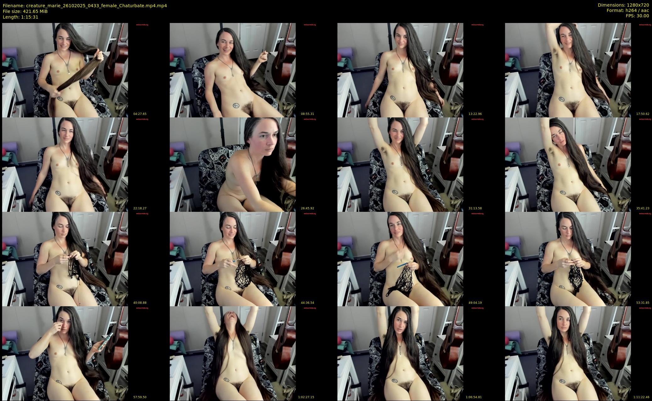 creature_marie — 76 minute Chaturbate female cam show recording, 720p, Oct 26, 2025