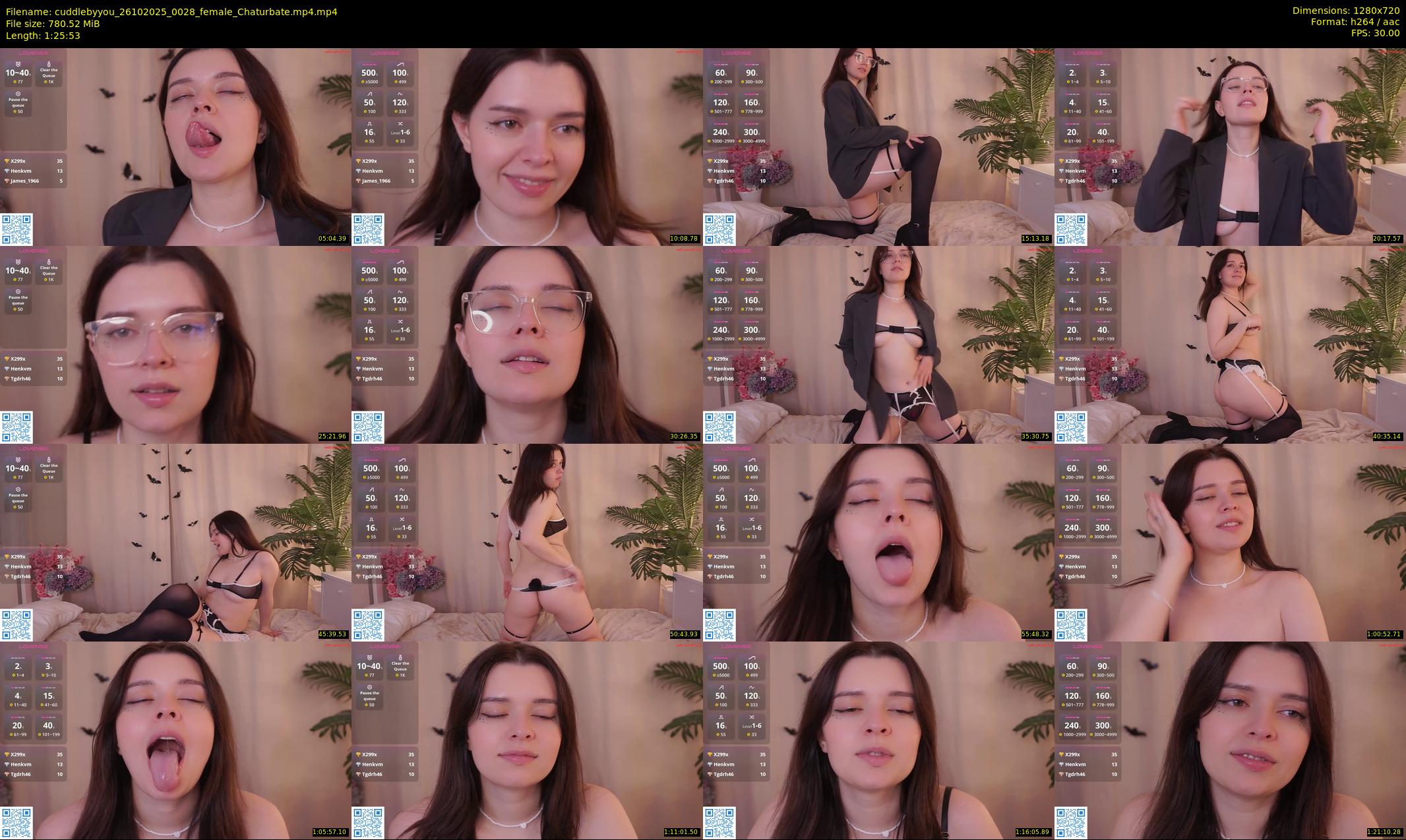 cuddlebyyou — 86 minute Chaturbate female cam show recording, 720p, Oct 26, 2025