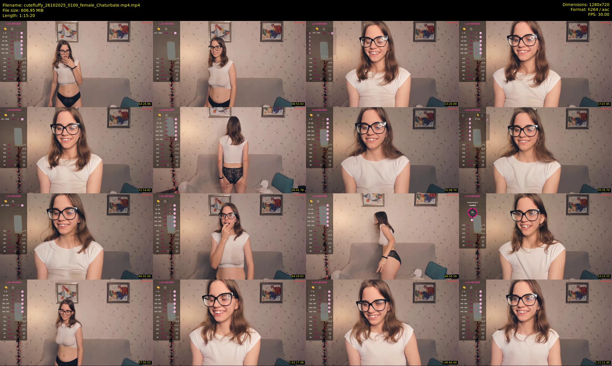 cutefluffy — 76 minute Chaturbate female cam show recording, 720p, Oct 26, 2025