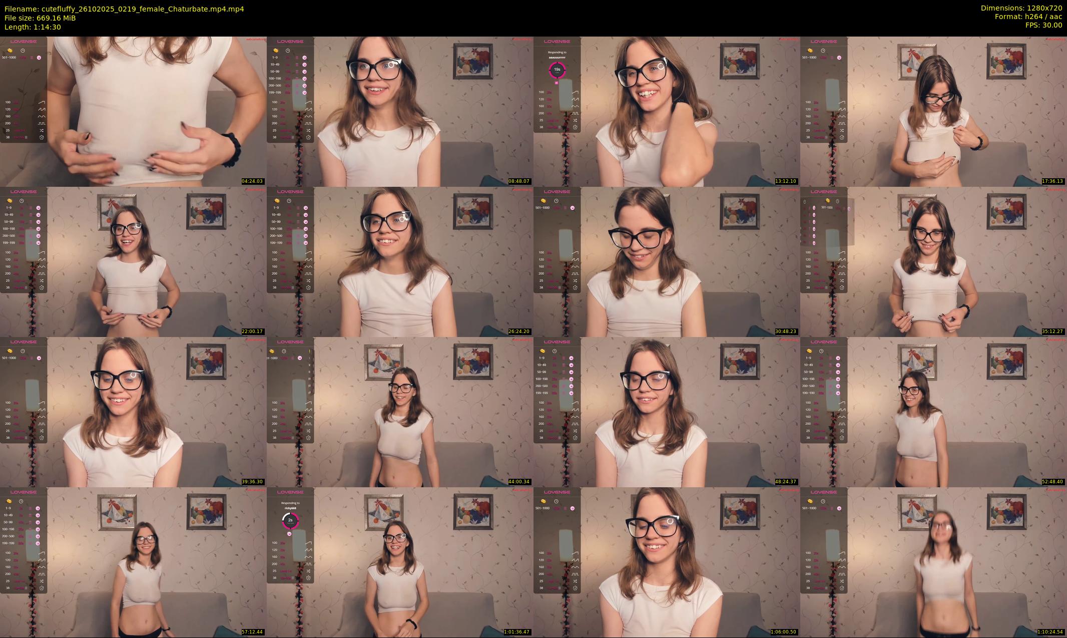 cutefluffy — 75 minute Chaturbate female cam show recording, 720p, Oct 26, 2025