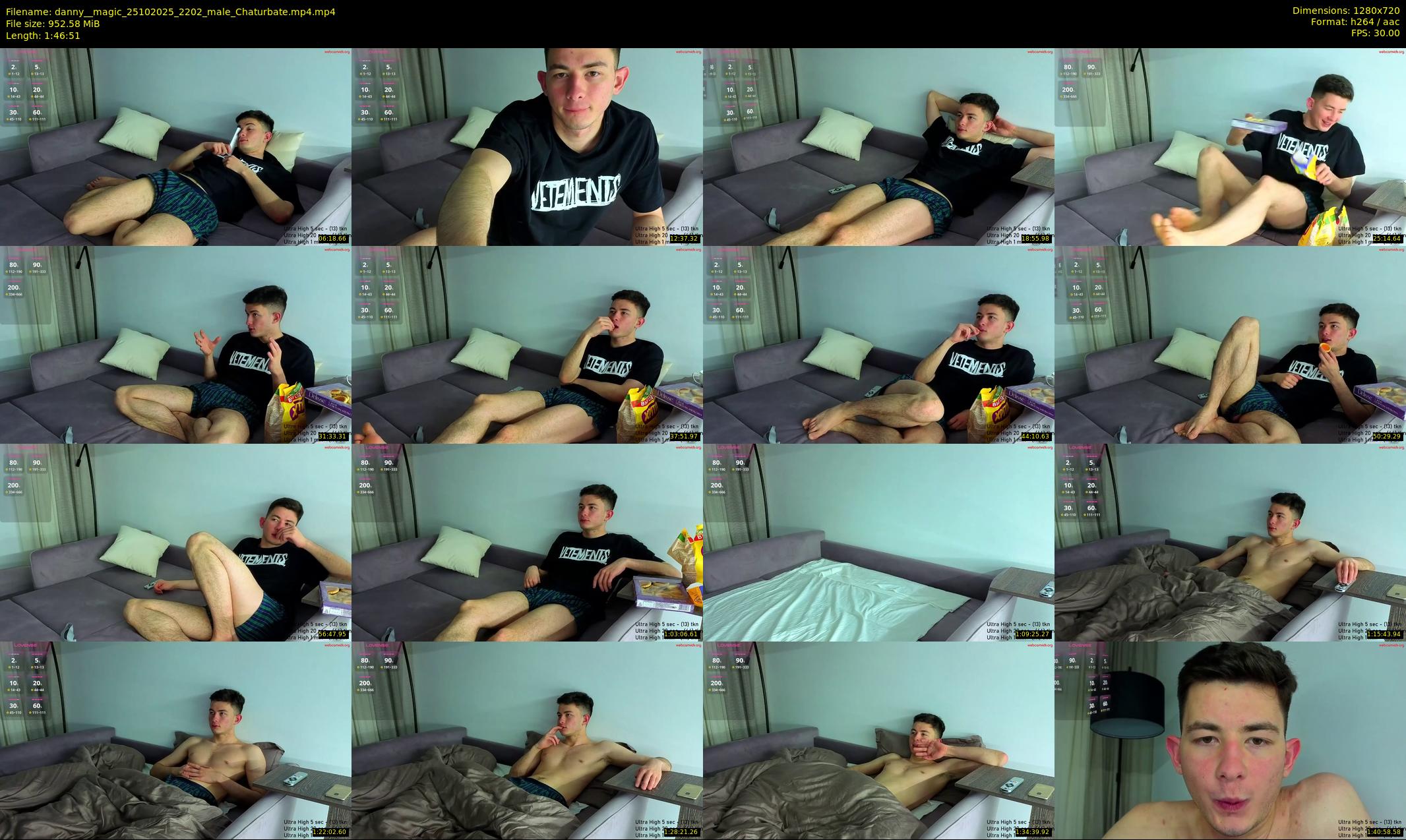 danny__magic — 107 minute Chaturbate male cam show recording, 720p, Oct 25, 2025
