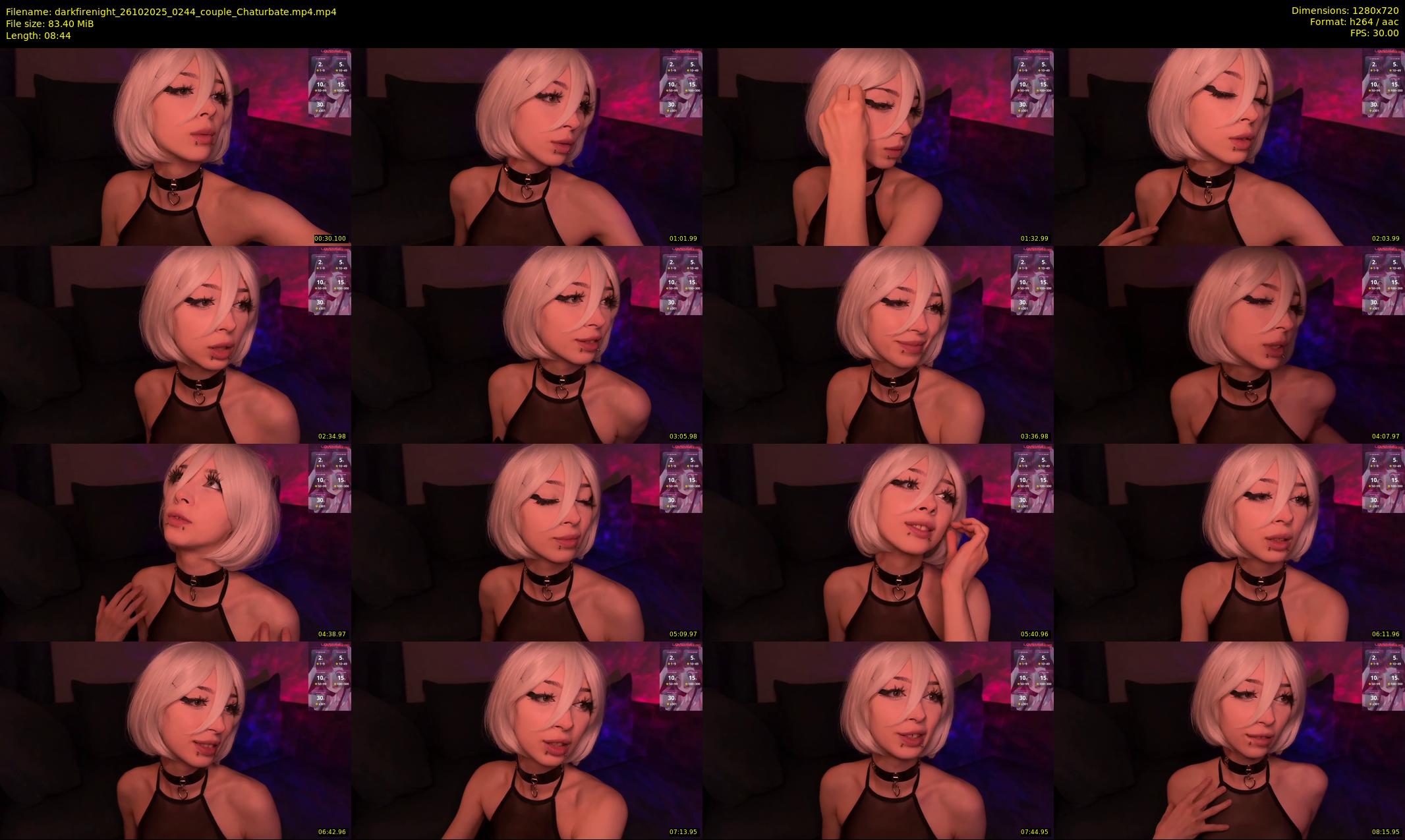 darkfirenight — 9 minute Chaturbate couple cam show recording, 720p, Oct 26, 2025