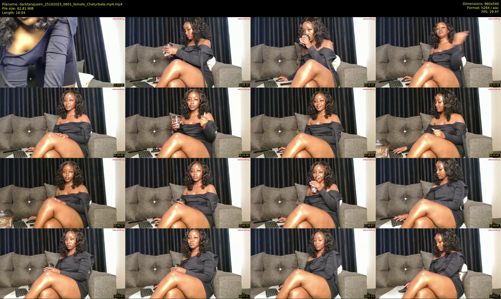 darktanqueen — 19 minute Chaturbate female cam show recording, 480p, Oct 25, 2025